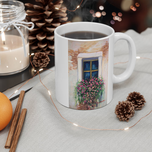 MUG 11oz - CHARMING ITALIAN WINDOW