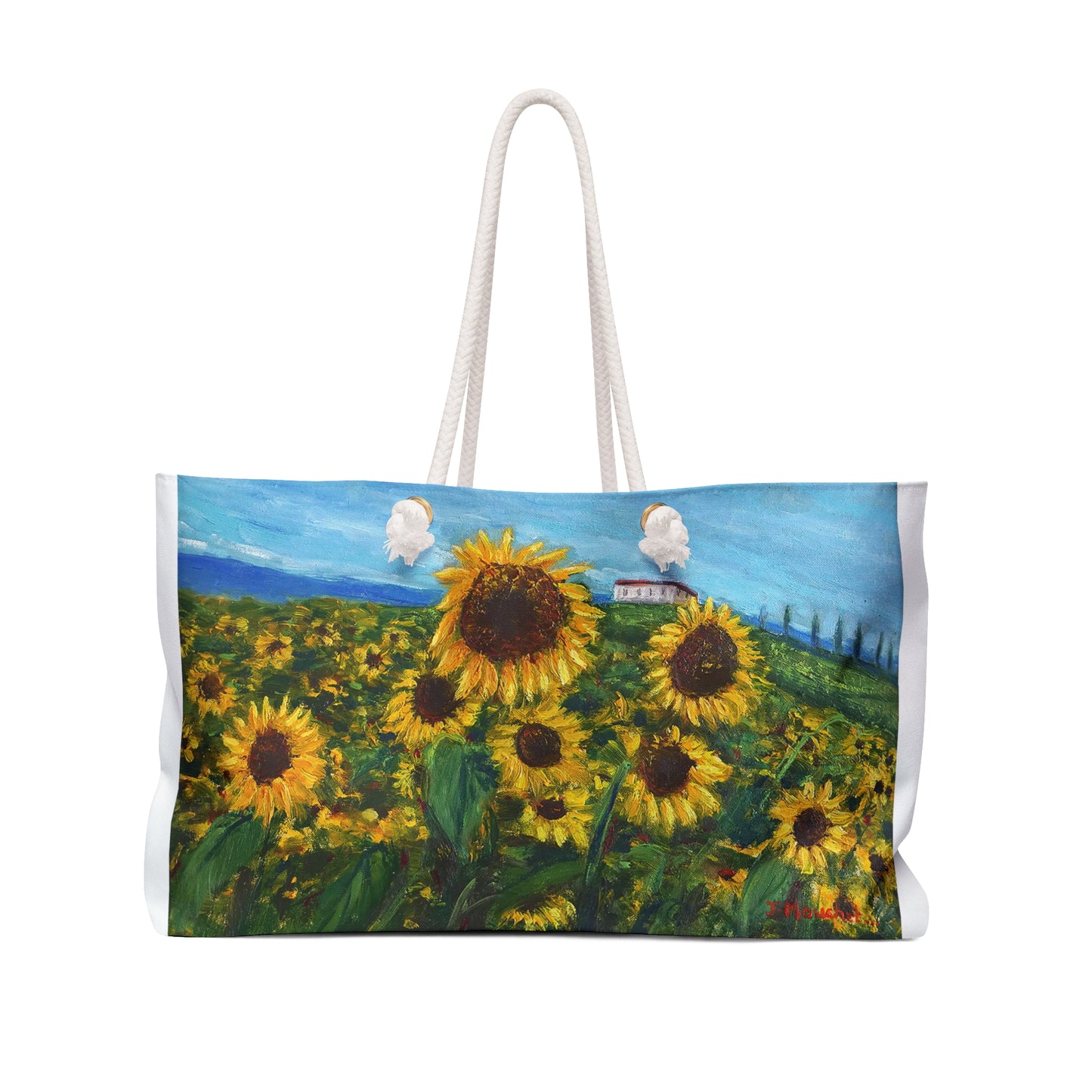 WEEKENDER BAG - HAPPINESS: A SUNFLOWER HAVEN