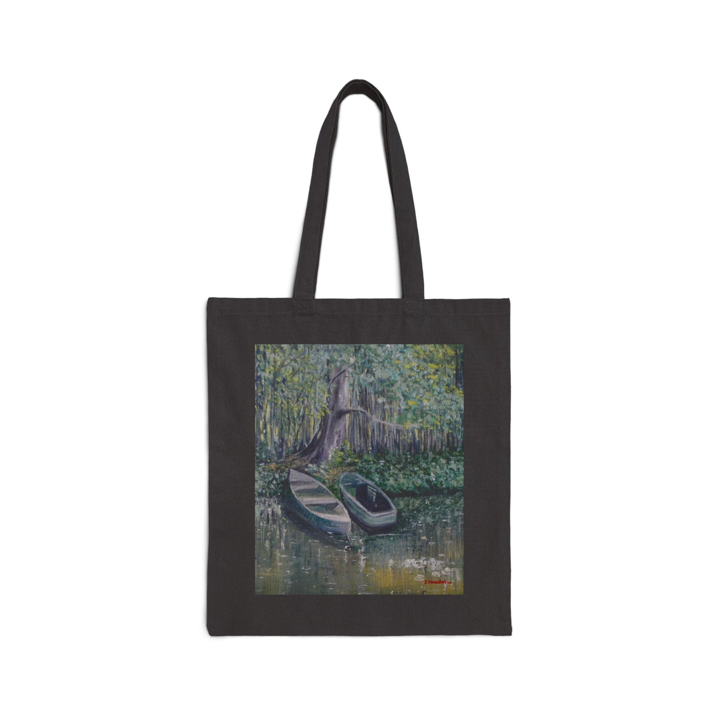 COTTON CANVAS TOTE BAG - WHISPERS OF STILL WATERS