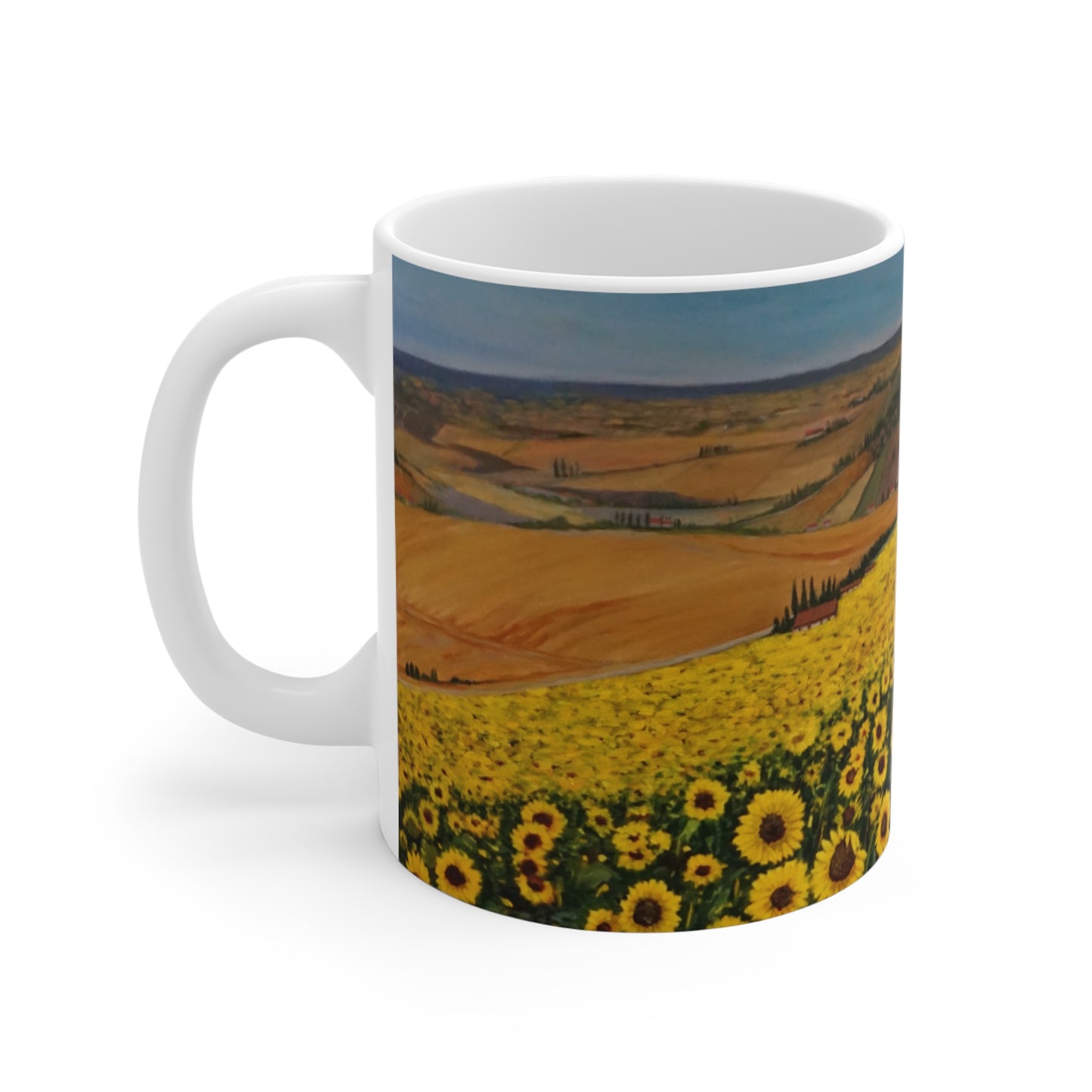 MUG 11oz - SUNFLOWER FIELD OF TUSCANY