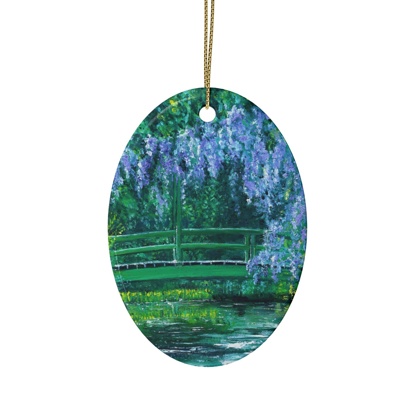 CERAMIC ORNAMENTS - NATURE'S REFLECTION: BRIDGES OF SERENITY