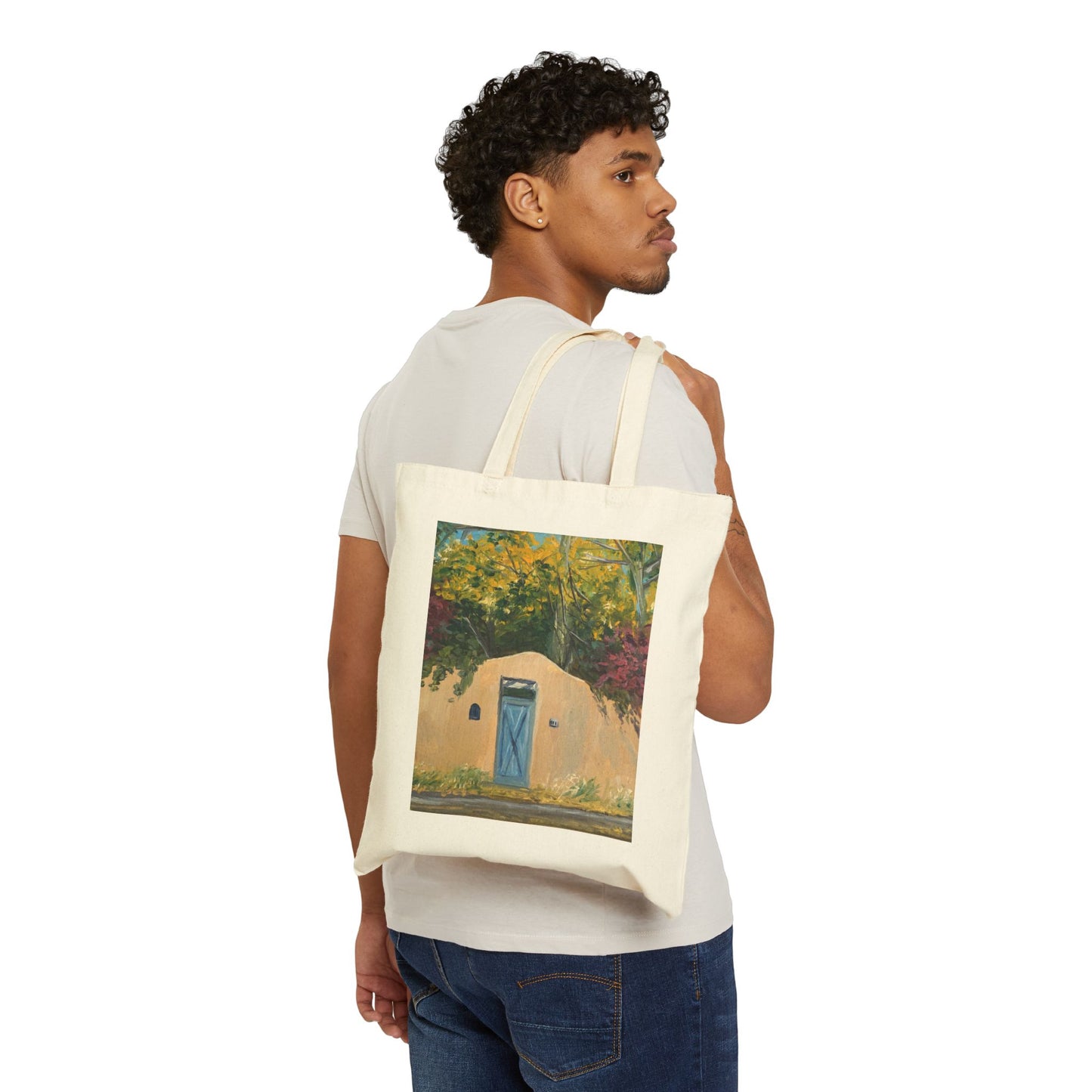 COTTON CANVAS TOTE BAG - SANTA FE