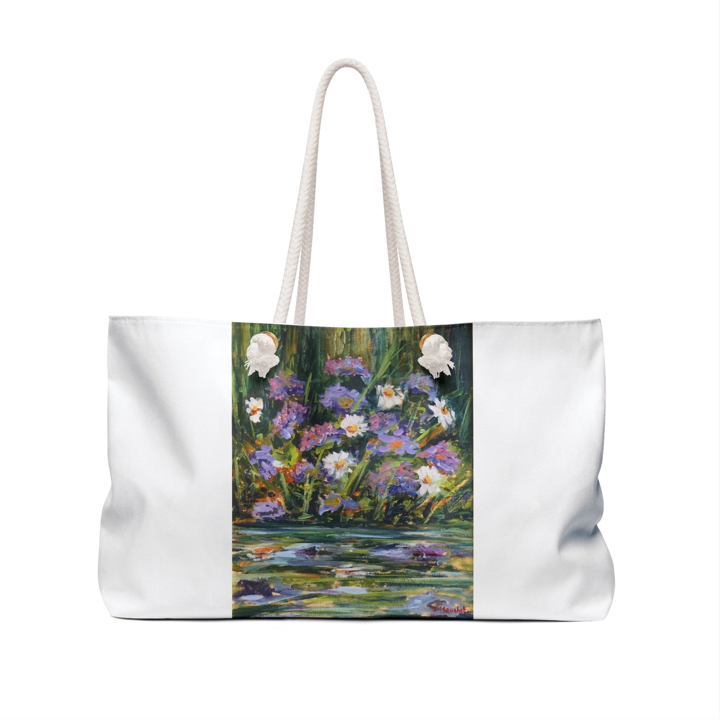 WEEKENDER BAG - WILD FLOWERS BY THE RIVER