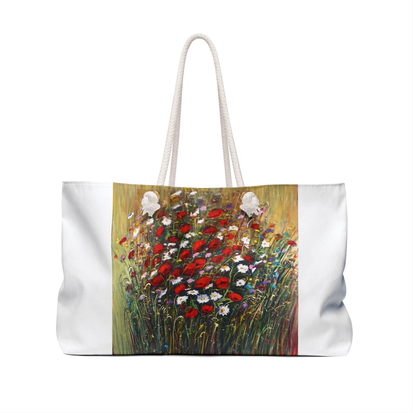 WEEKENDER BAG - WILD POPPIES AND DAISIES