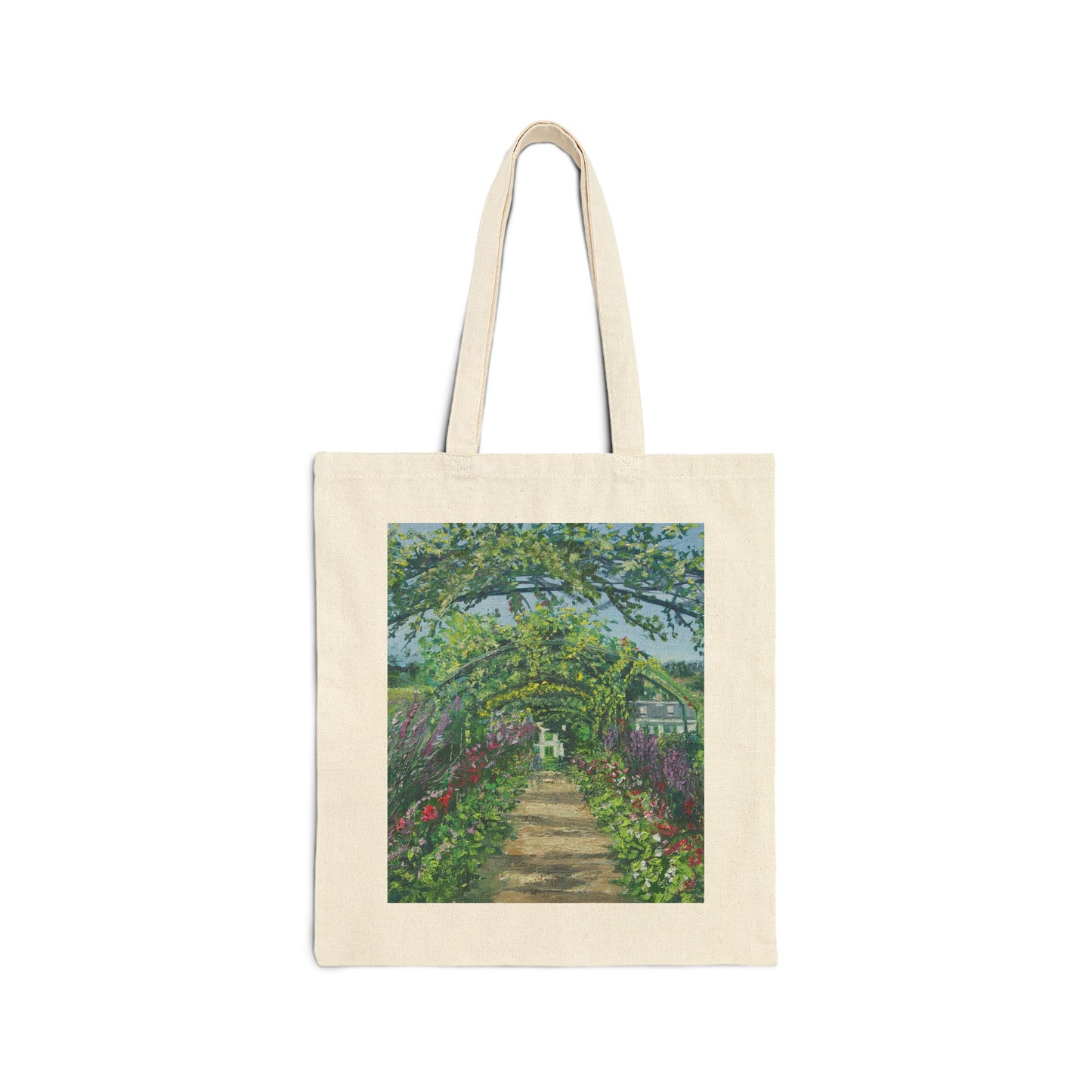 COTTON CANVAS TOTE BAG - PATHWAY TO TRANQUILITY