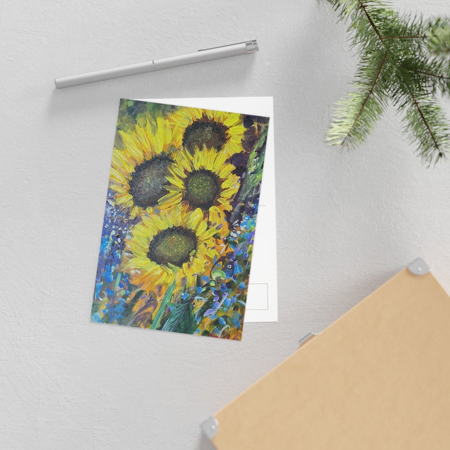 FINE ART POSTCARDS - GIRASOLI