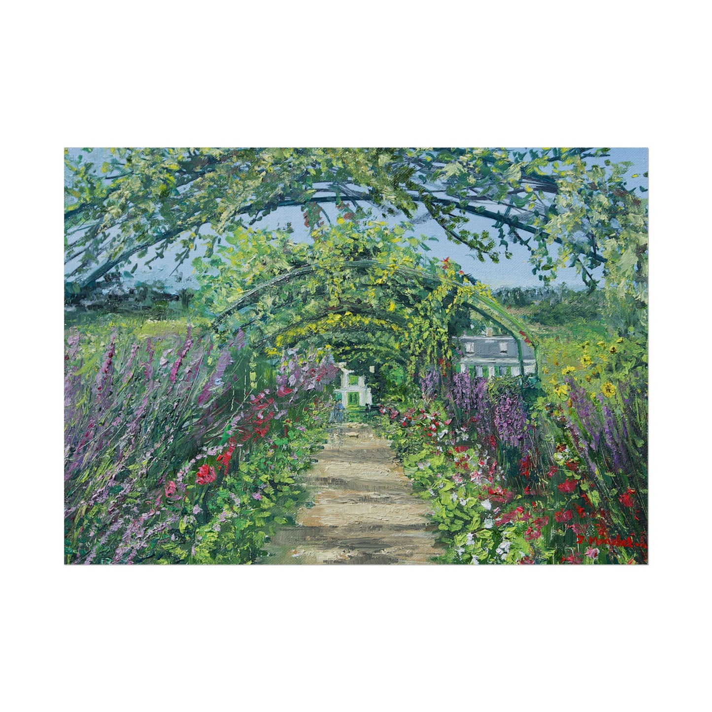 Scenic Garden Rolled Posters - Vibrant Nature Wall Art for Home Décor