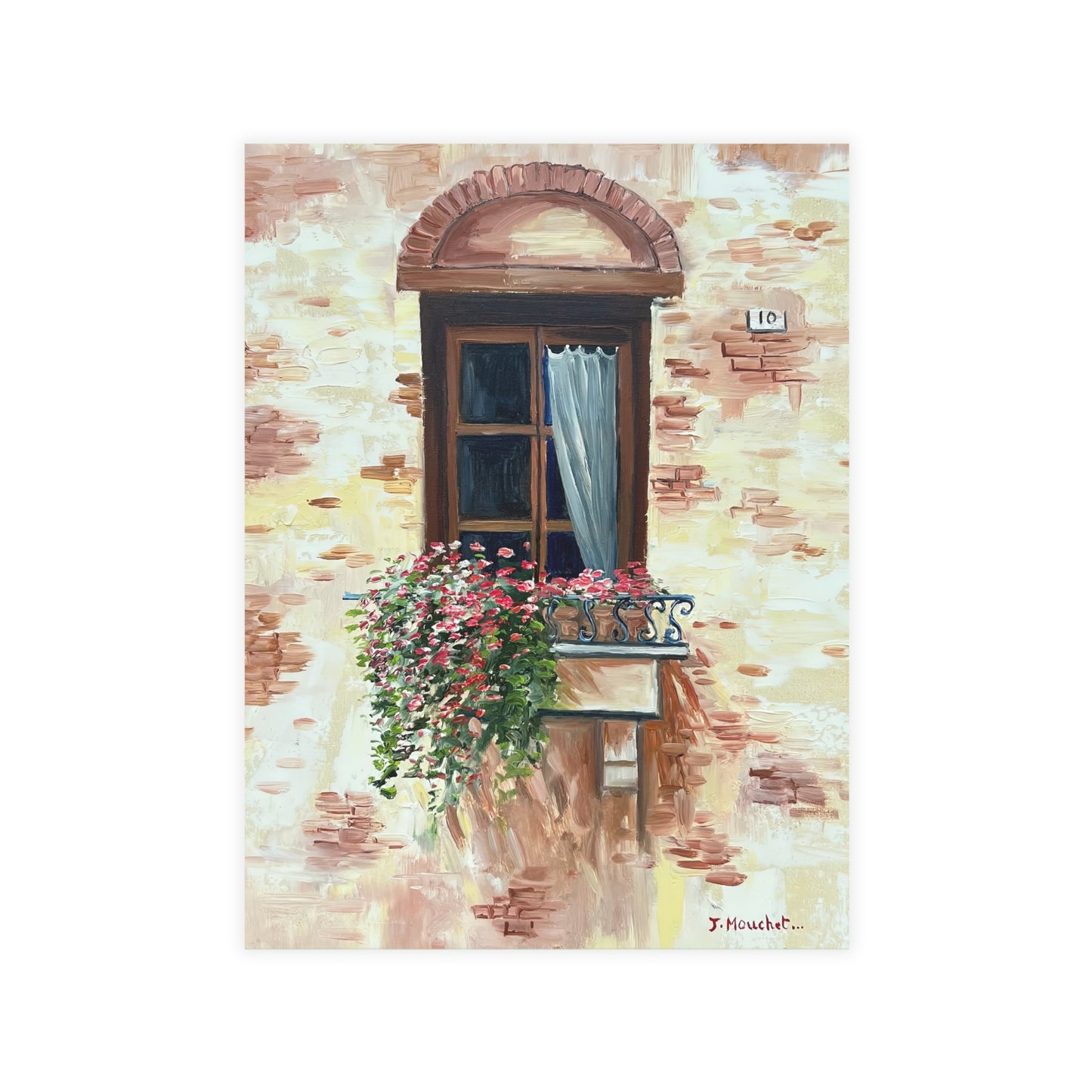 FINE ART POSTCARDS - ITALIAN WINDOW