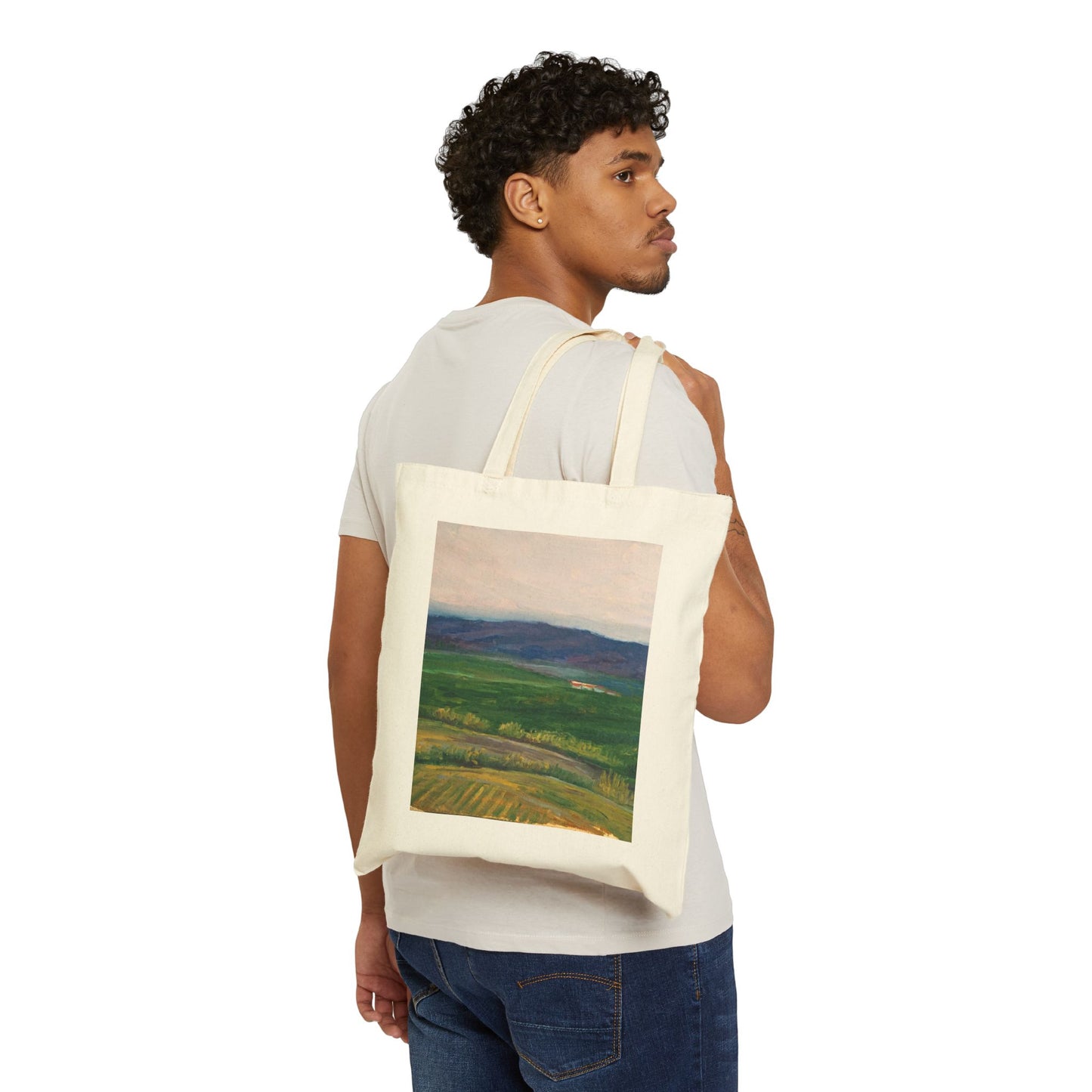 COTTON CANVAS TOTE BAG - WHISPERS OF THE VALLEY