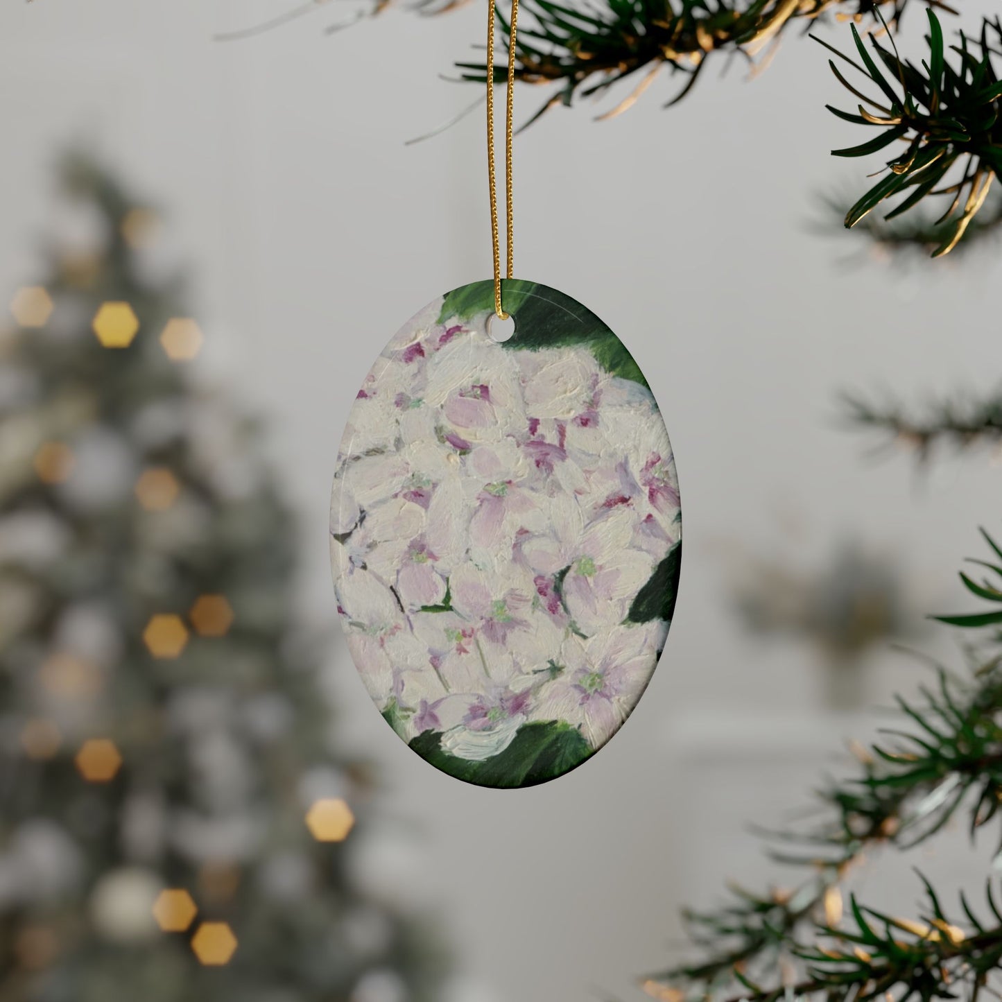 CERAMIC ORNAMENTS - MAGNOLIAS