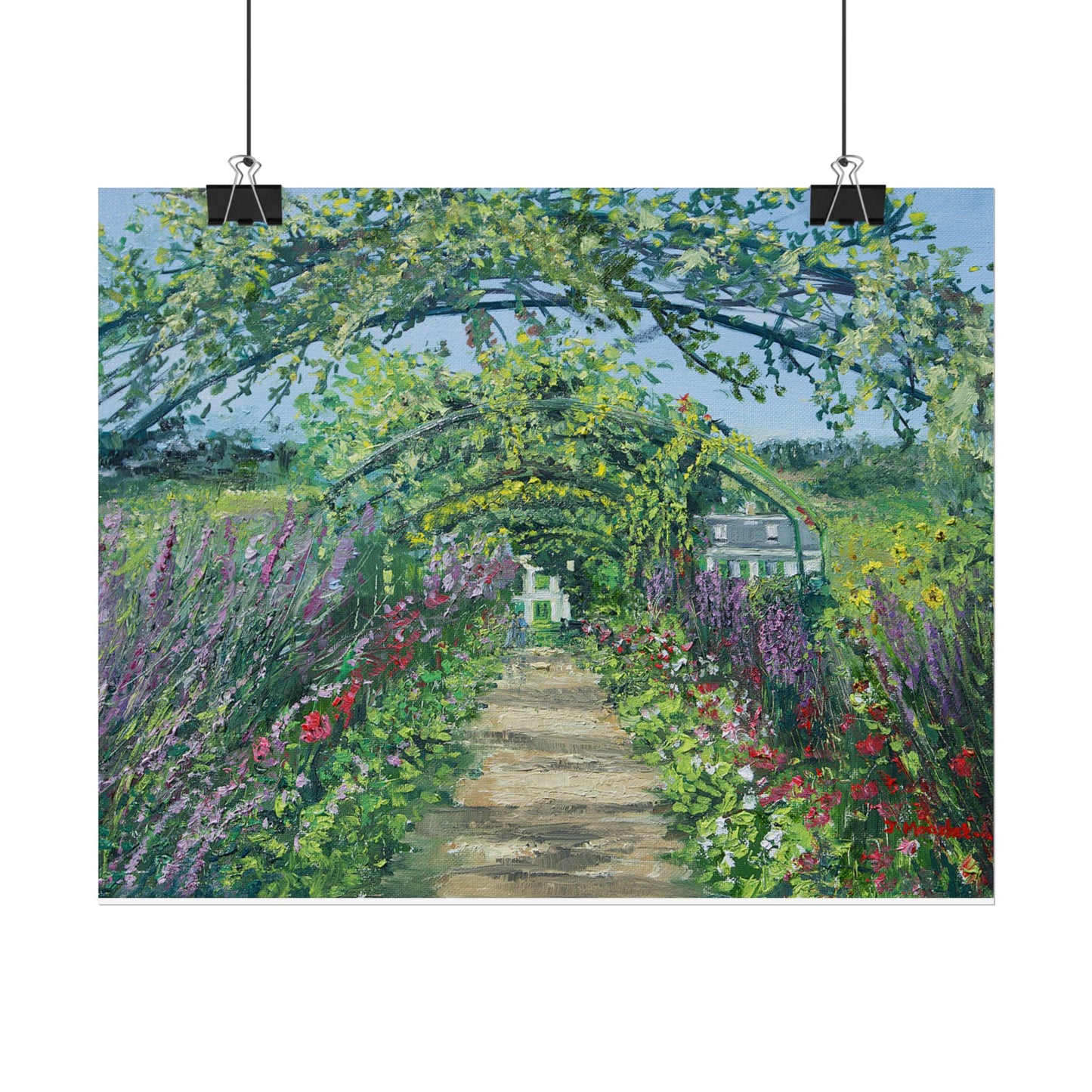 Scenic Garden Rolled Posters - Vibrant Nature Wall Art for Home Décor