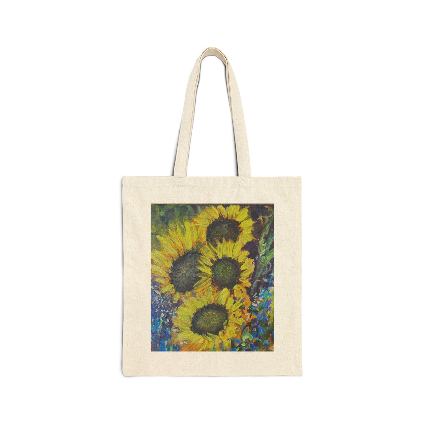 COTTON CANVAS TOTE BAG - GIRASOLI