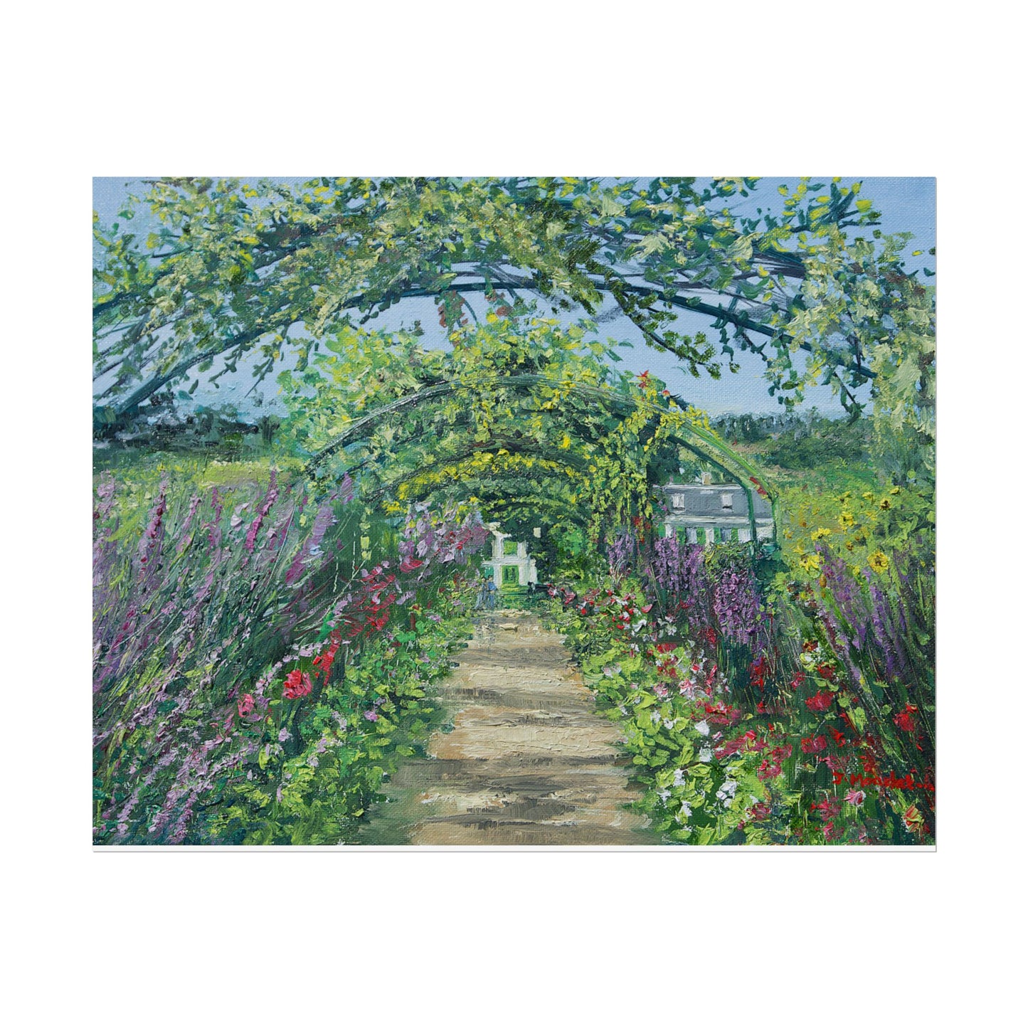 Scenic Garden Rolled Posters - Vibrant Nature Wall Art for Home Décor