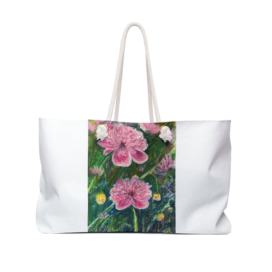 WEEKENDER BAG - PINK BLOSSOMS - VIBRANT BLOOM