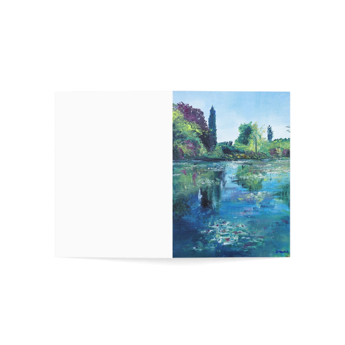 GREETING CARDS (1, 10, 30, and 50pcs) - WATER LILIES