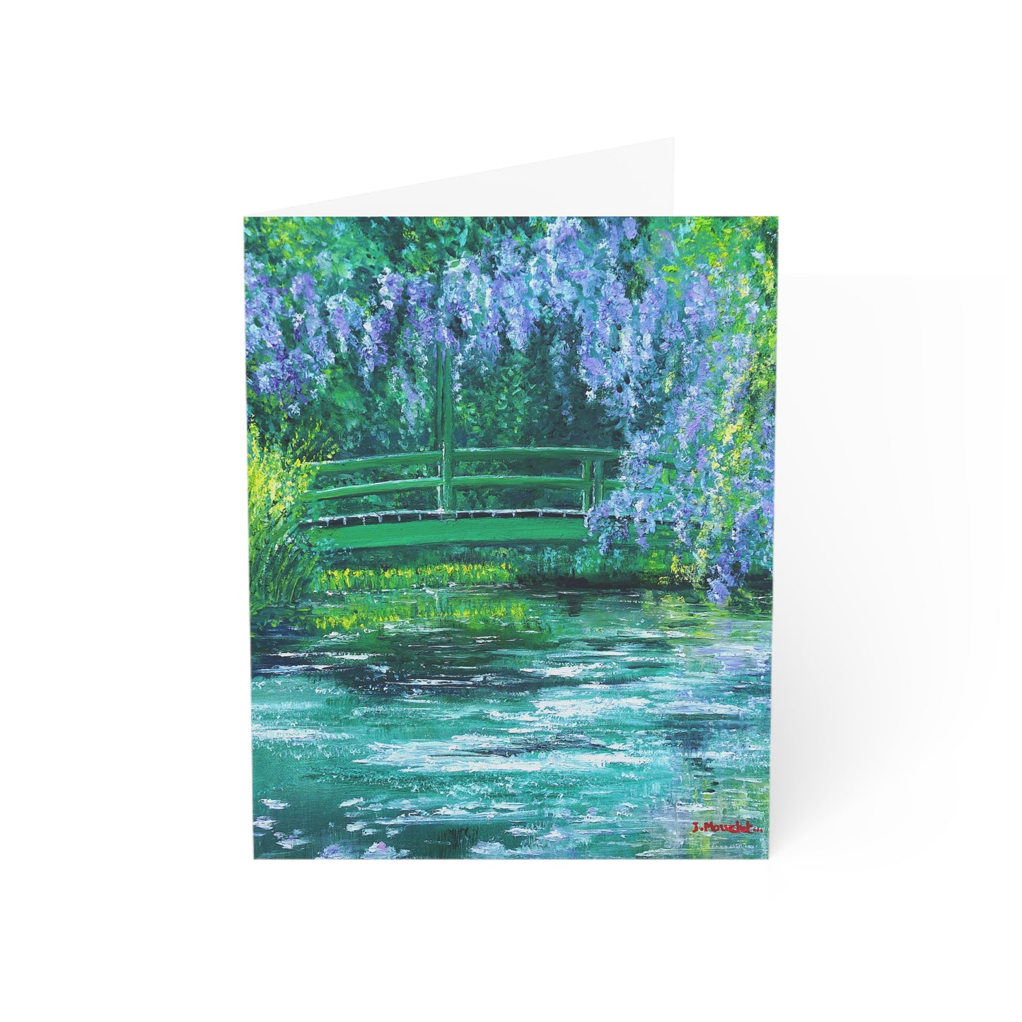 GREETING CARDS (1, 10, 30, and 50pcs) - NATURE'S REFLECTION: BRIDGES OF SERENITY