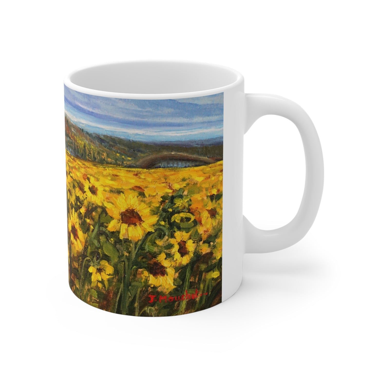 MUG 11oz - TRANQUILITY: SUNFLOWER FIELD