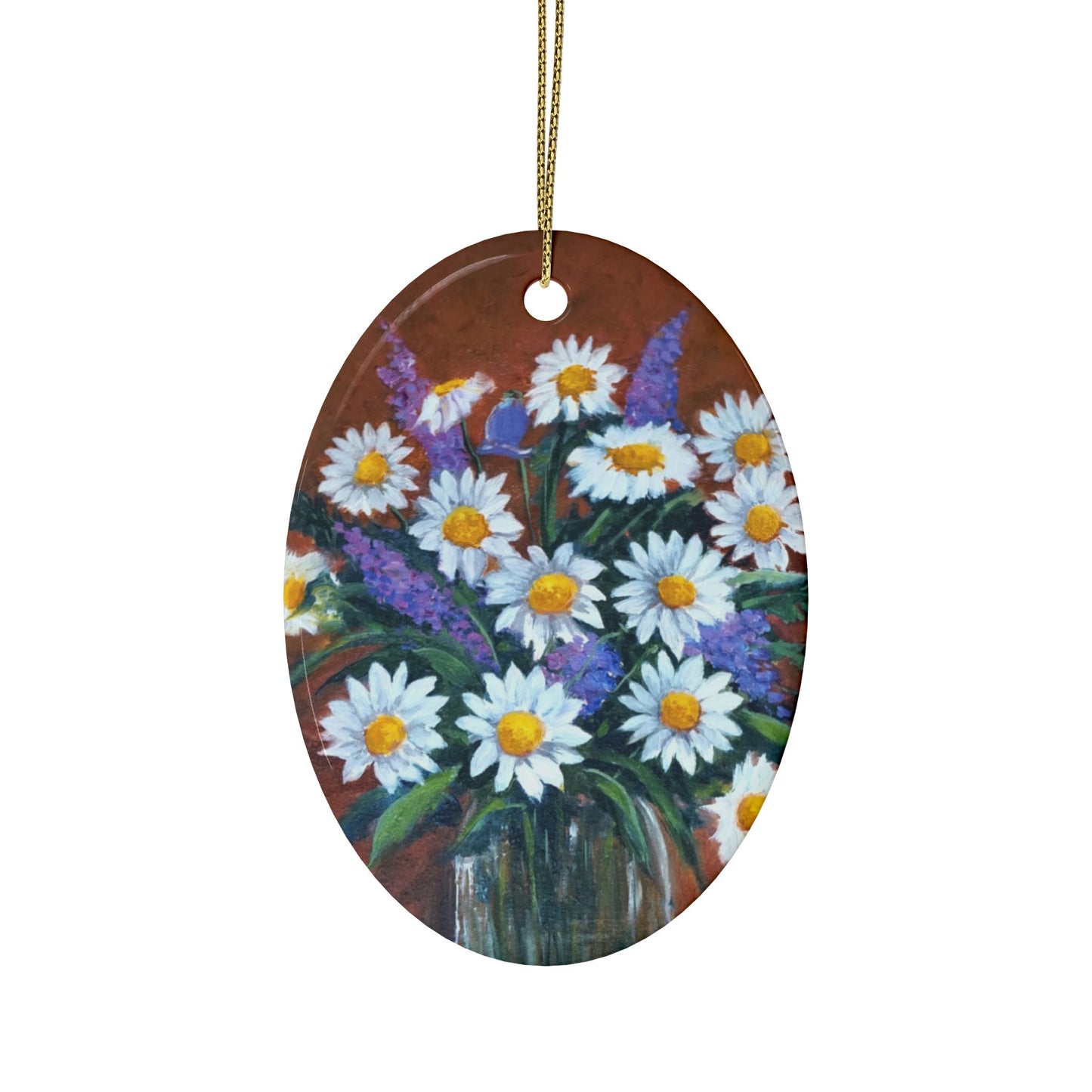 CERAMIC ORNAMENTS - DAISIES