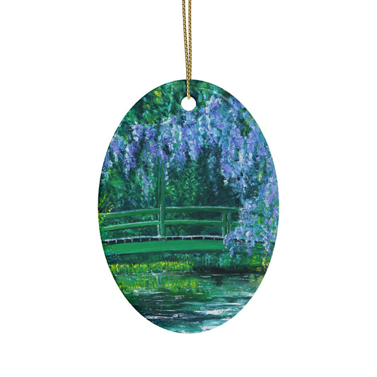 CERAMIC ORNAMENTS - NATURE'S REFLECTION: BRIDGES OF SERENITY