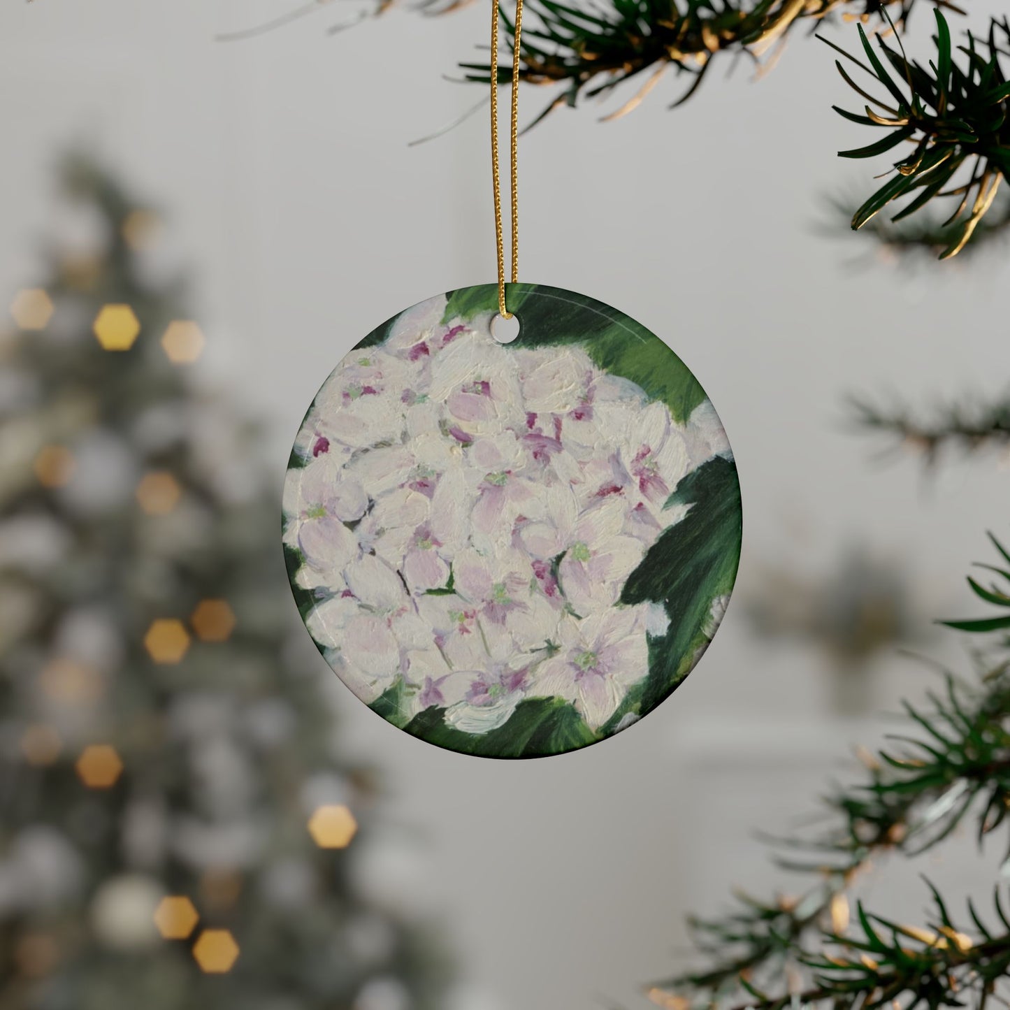 CERAMIC ORNAMENTS - MAGNOLIAS