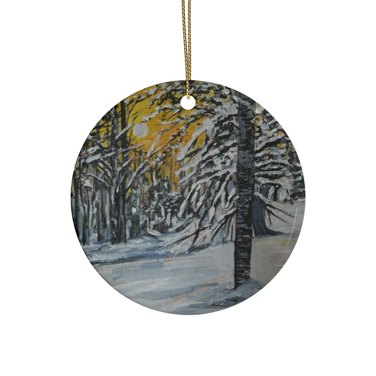 CERAMIC ORNAMENTS - FORESTA BIANCA