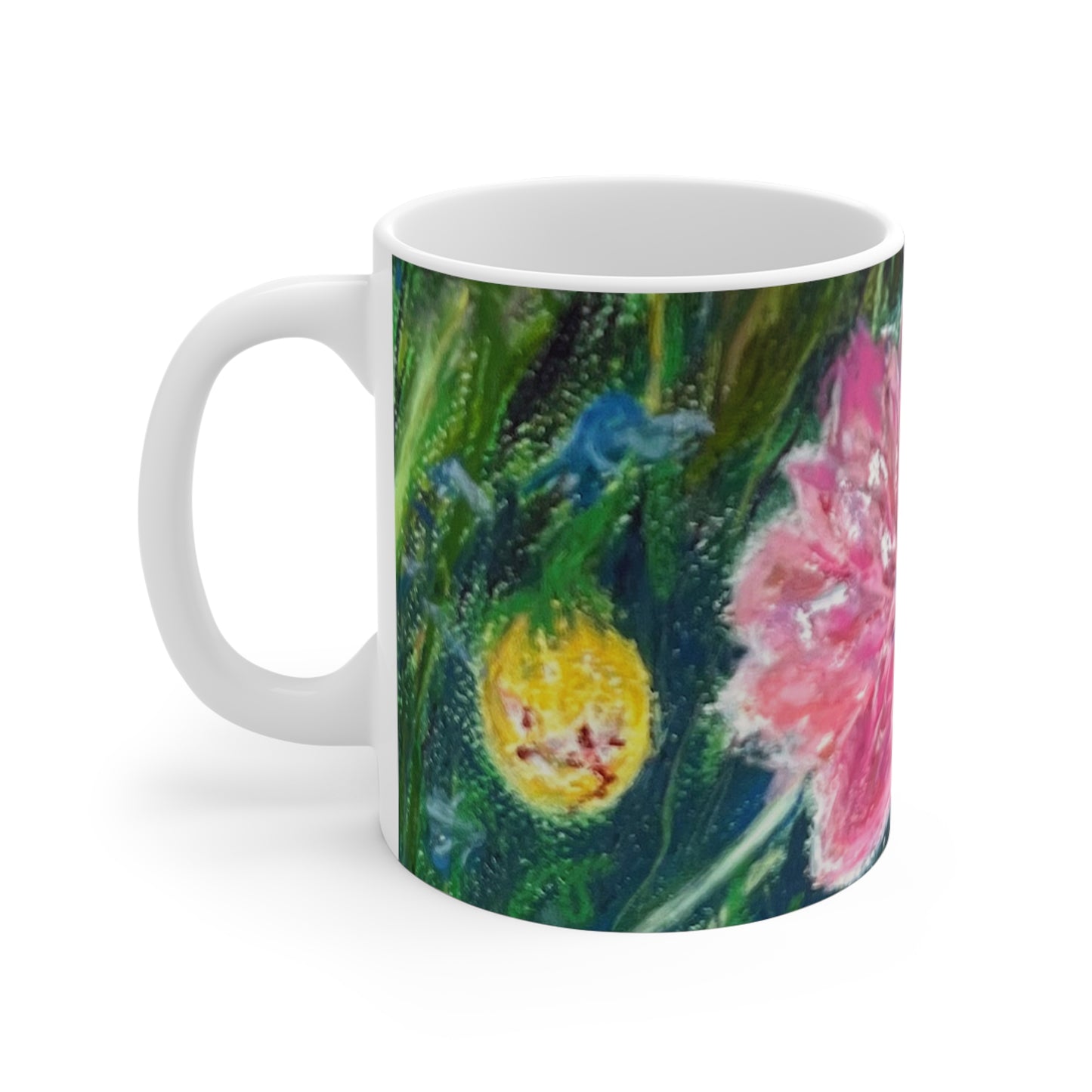 Mug 11oz - PINK BLOSSOM: VIBRANT BLOOM