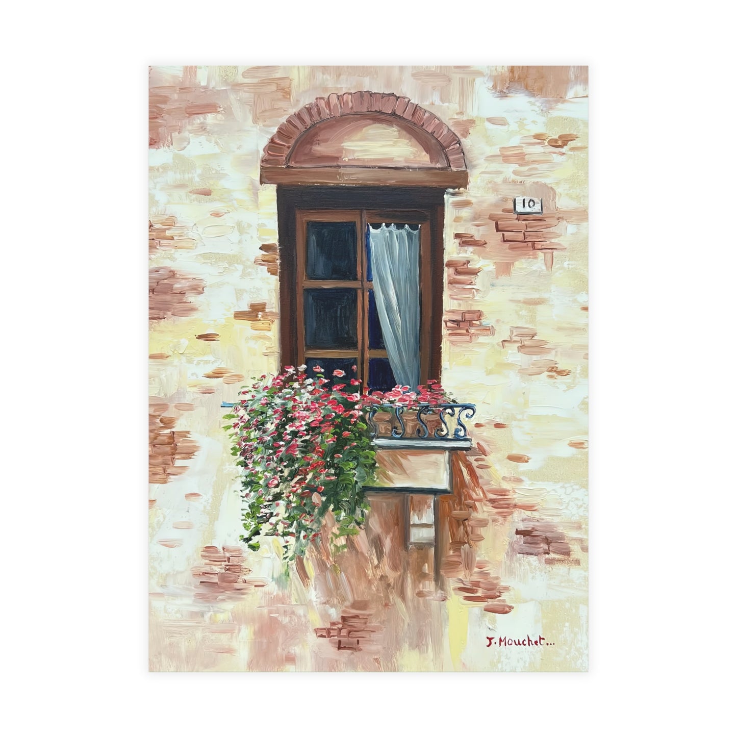 FINE ART POSTCARDS - ITALIAN WINDOW