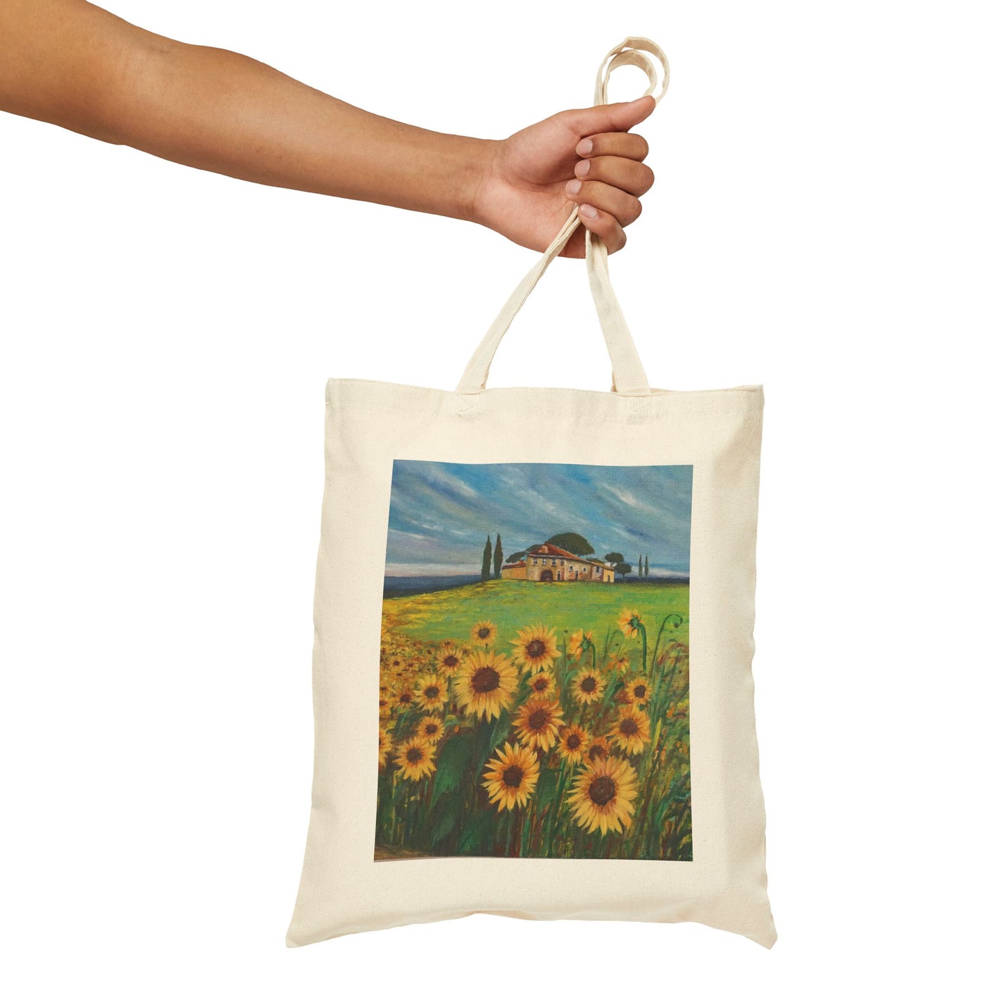 COTTON CANVAS TOTE BAG - PASSING OF TIME