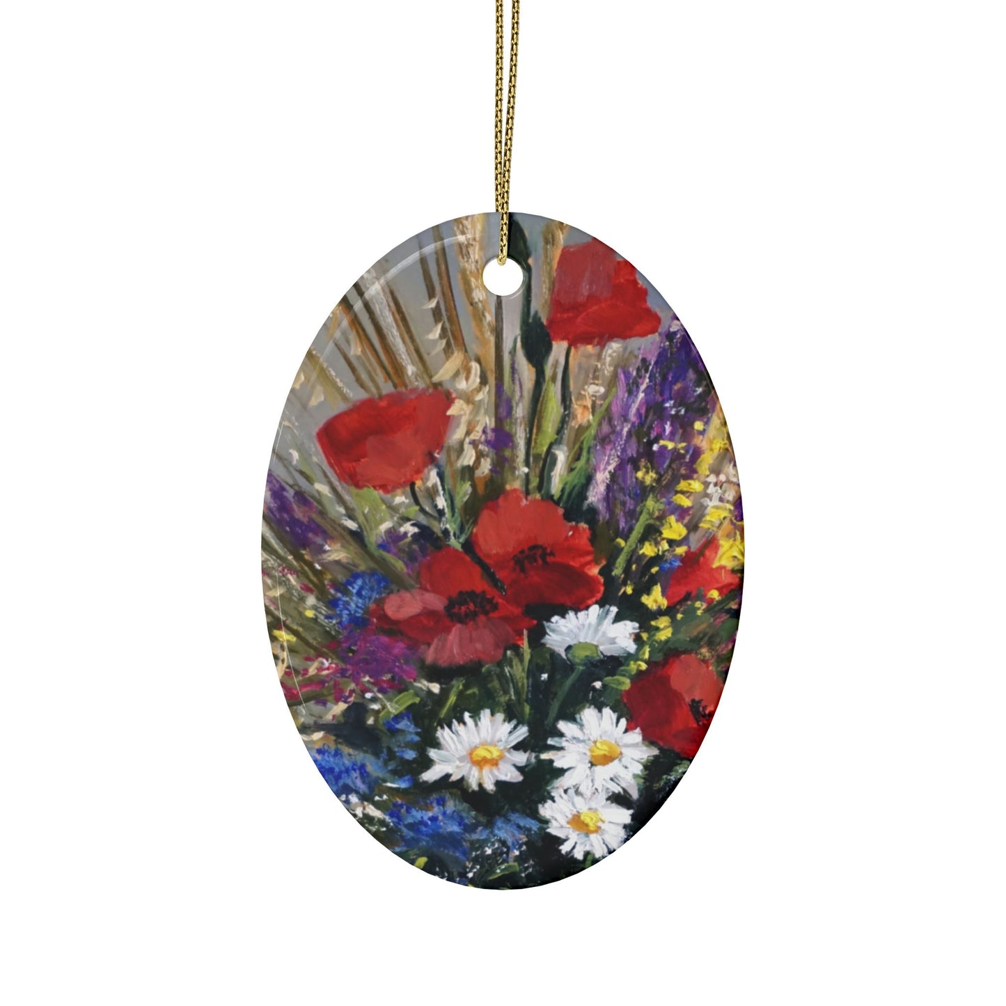 CERAMIC ORNAMENTS - BOUQUET OF WILD FLOWERS