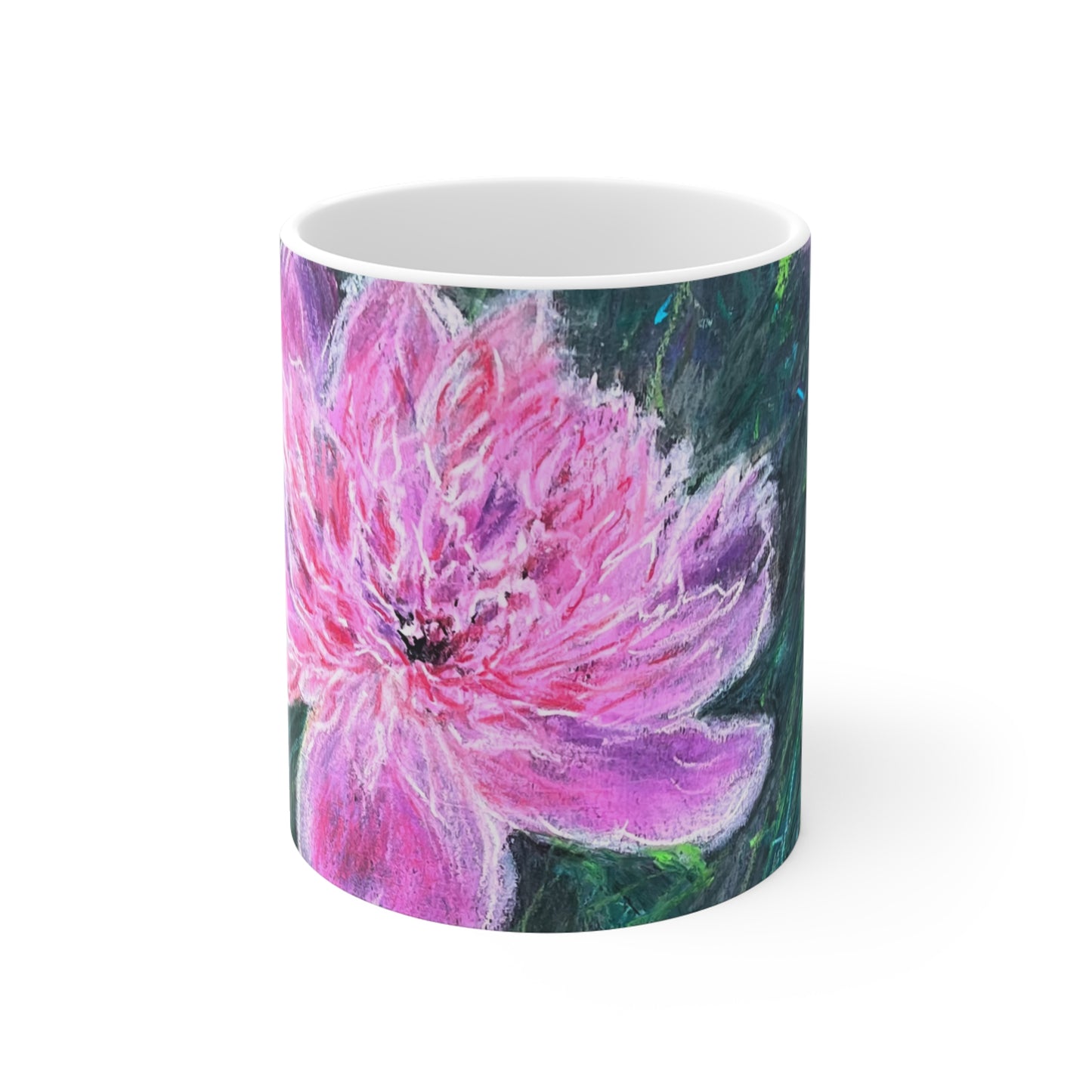 MUG 11oz - PINK BLOSSOM: SERENE ELEGANCE