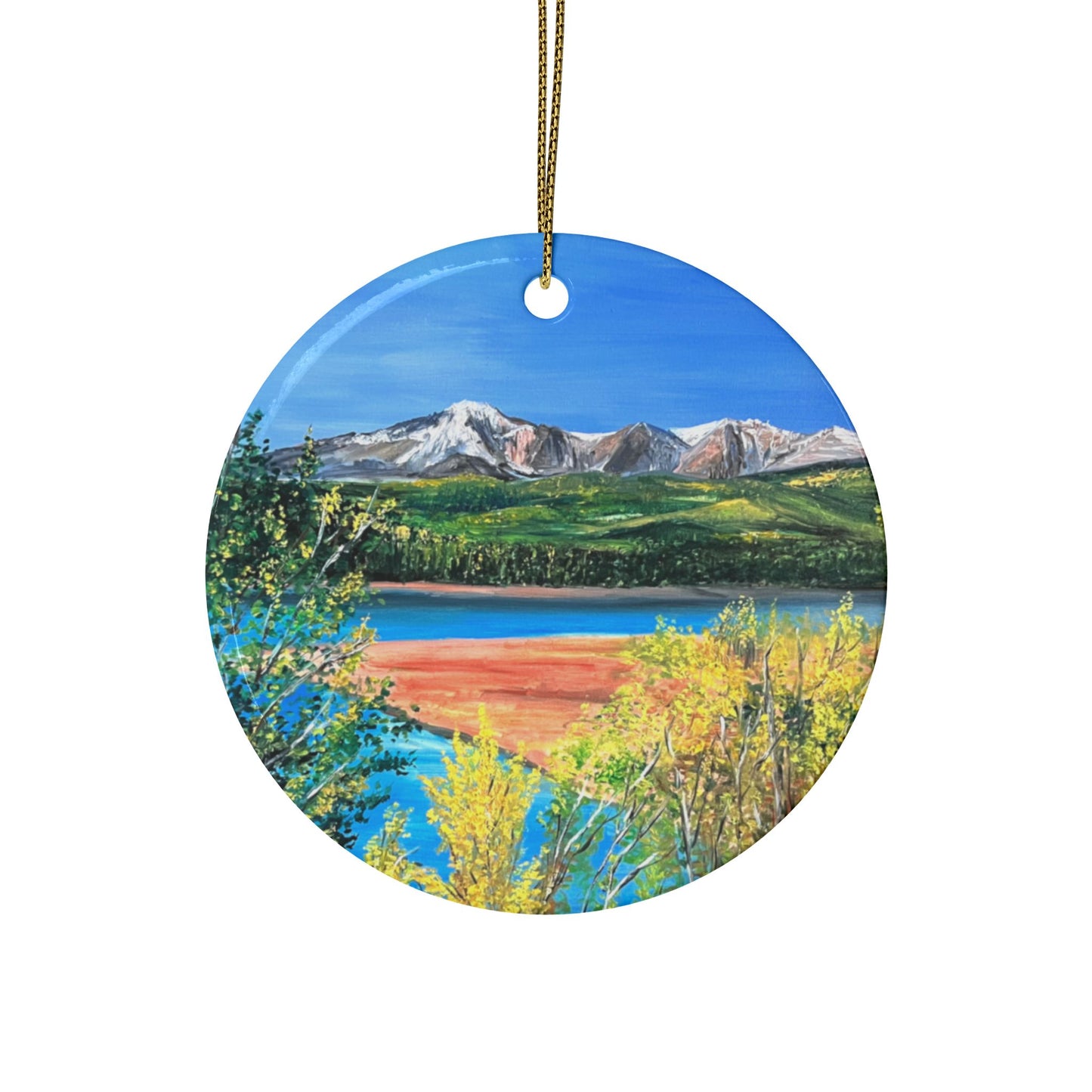 CERAMIC ORNAMENTS - PIKES PEAK MOUNTAINS