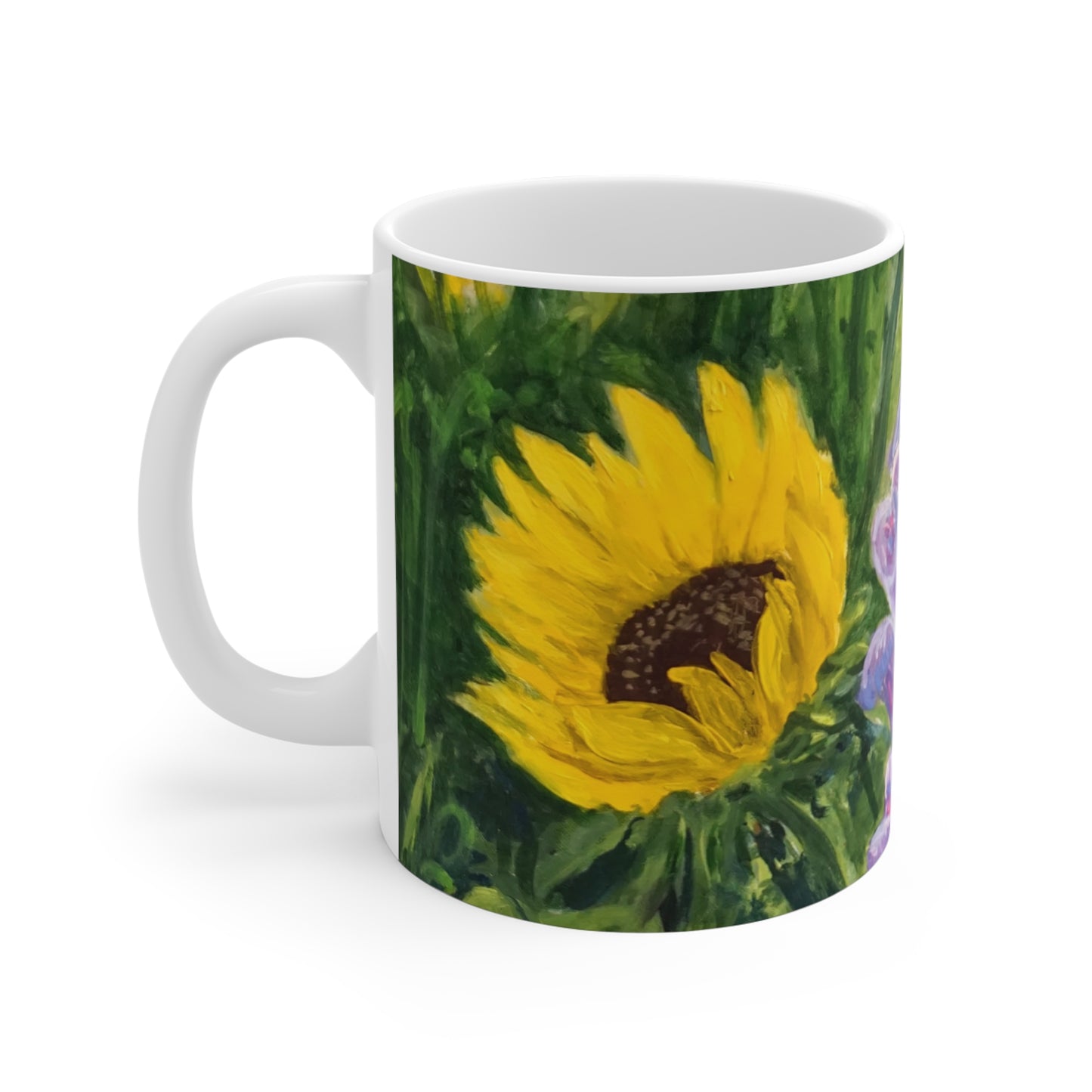 MUG 11oz - IRIS AND SUNFLOWERS