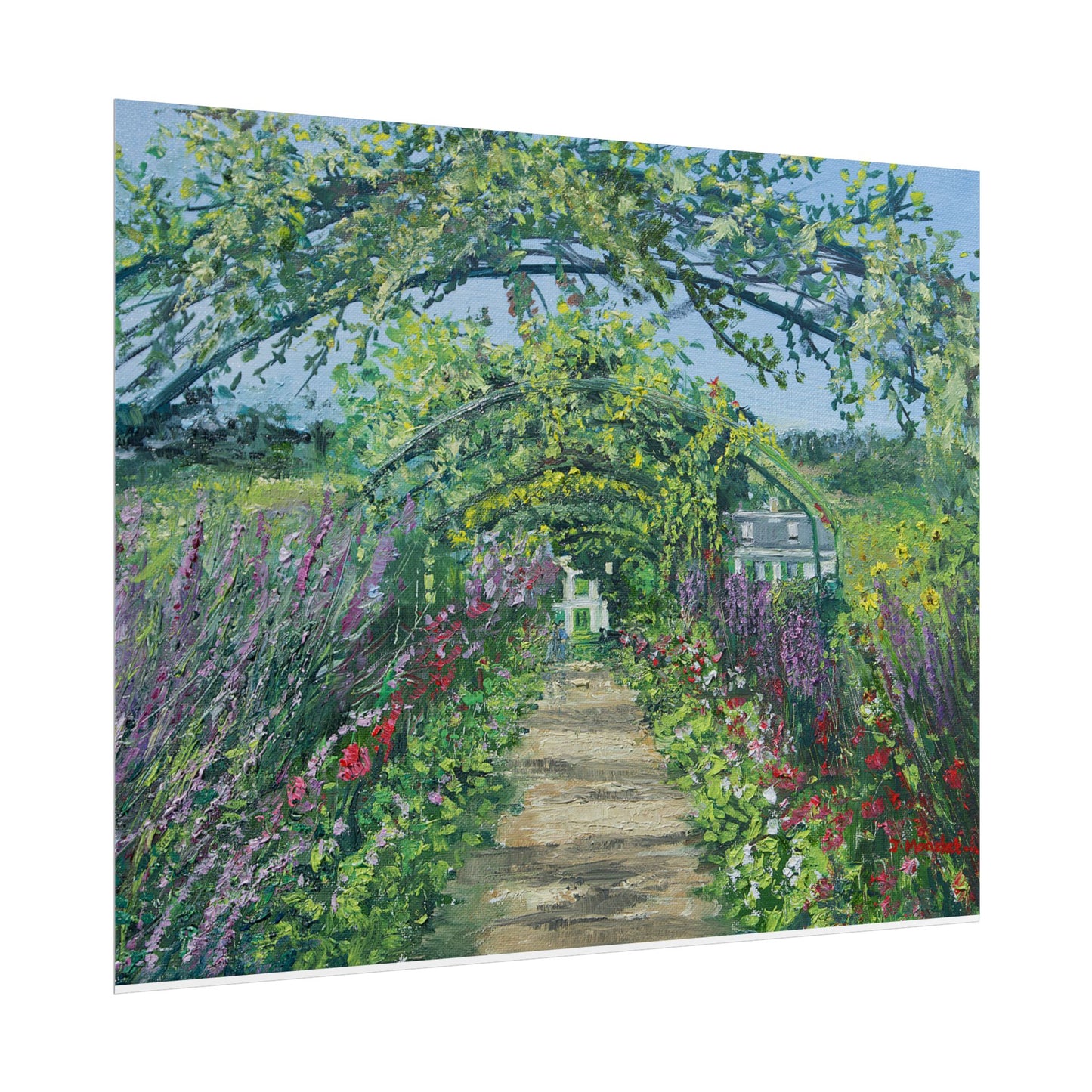 Scenic Garden Rolled Posters - Vibrant Nature Wall Art for Home Décor