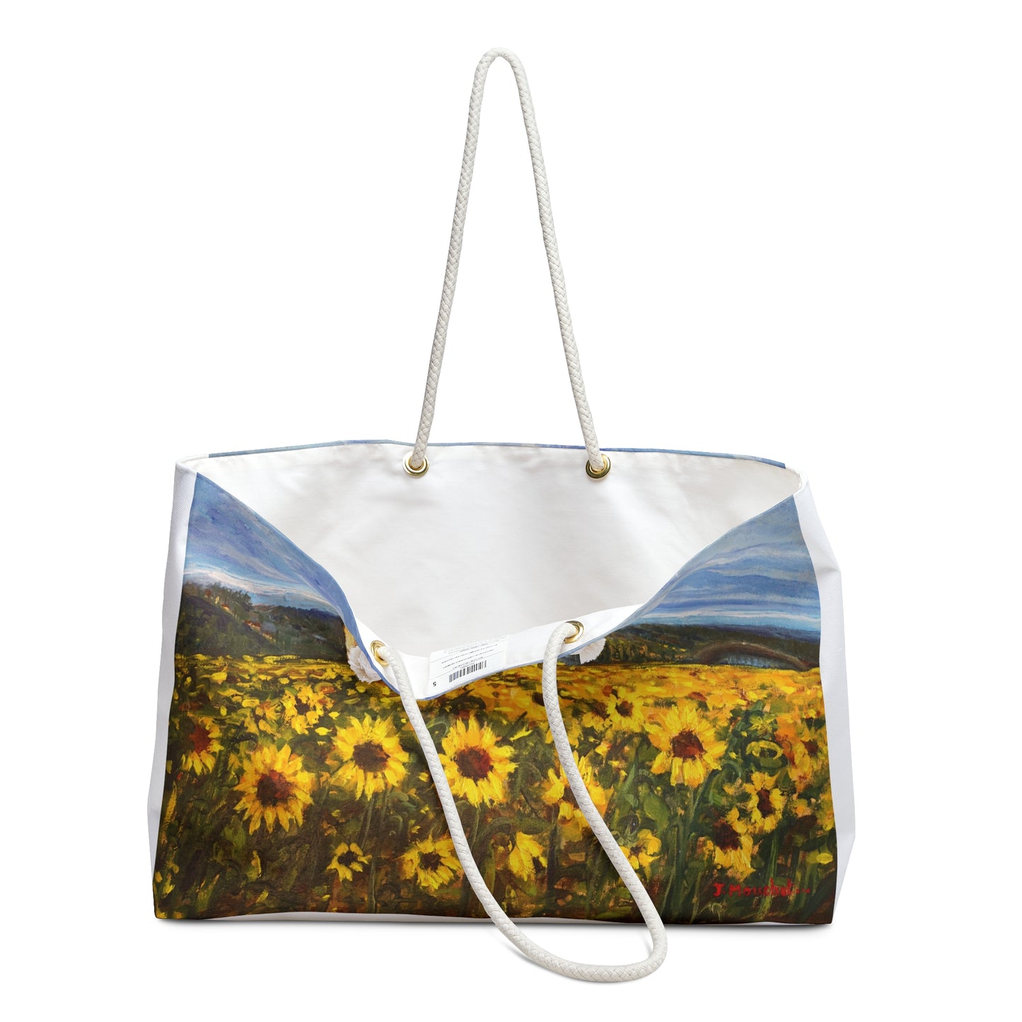 WEEKENDER BAG - TRANQUILITY: SUNFLOWER FIELD