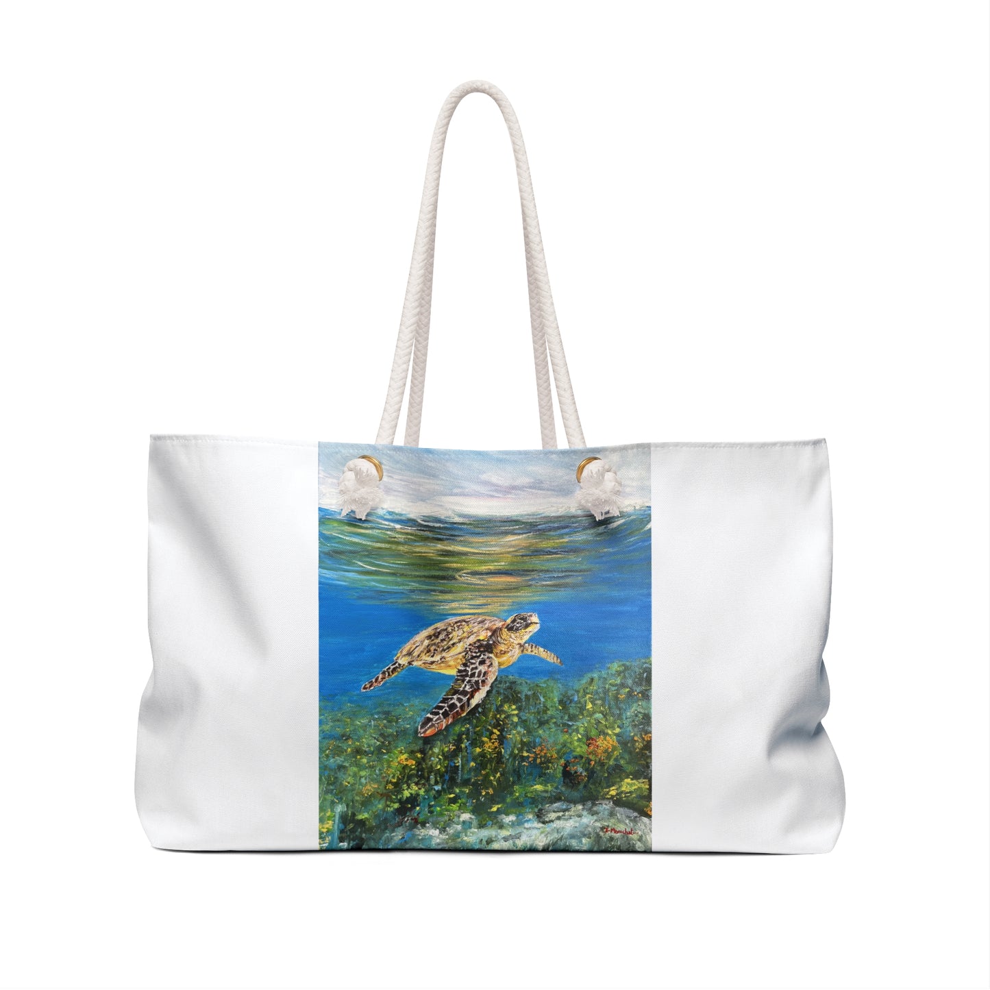 WEEKENDER BAG - MESMERIZING SEA TURTLE