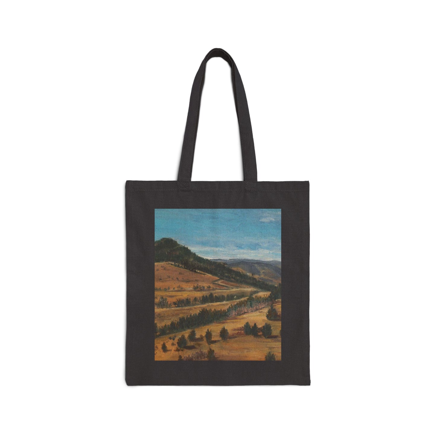 COTTON CANVAS TOTE BAG - BEHIND PIKES PEAK