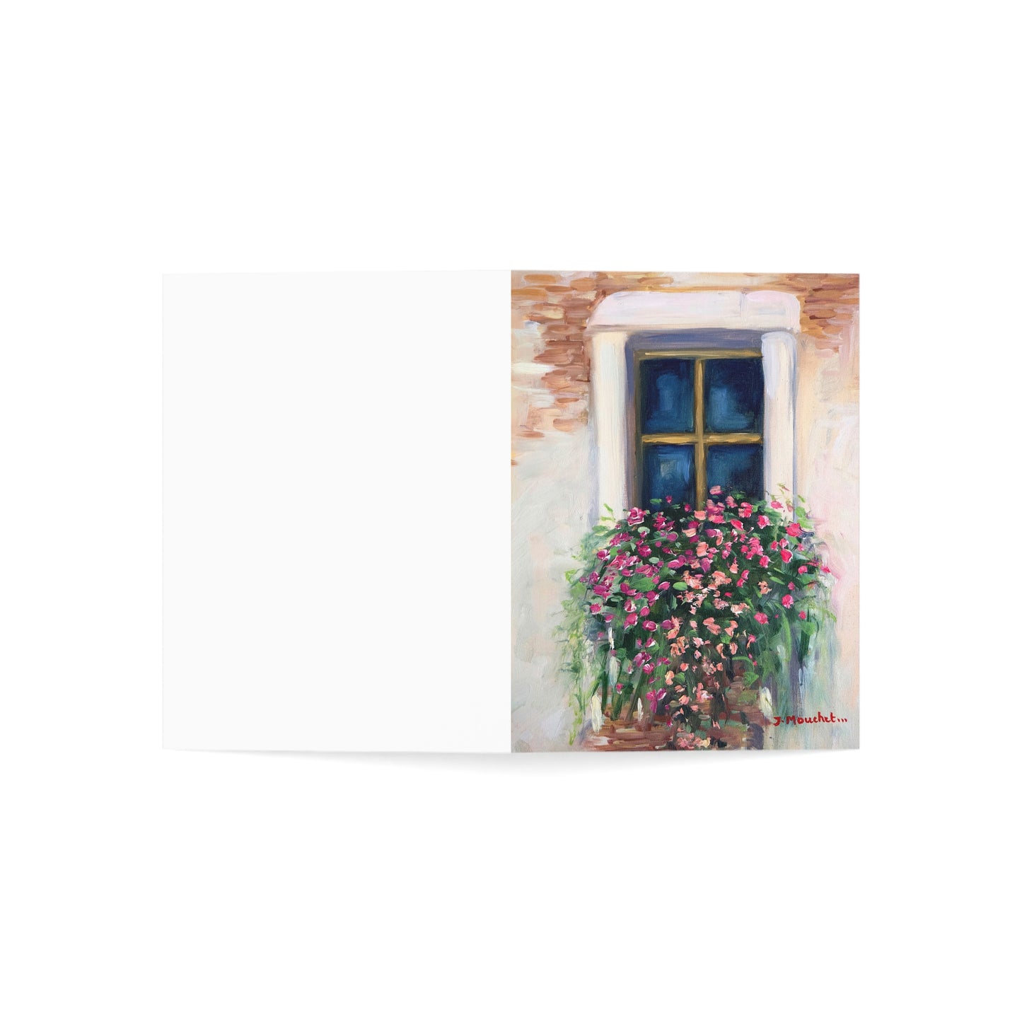 GREETING CARDS (1, 10, 30, and 50pcs) - CHARMING ITALIAN WINDOW