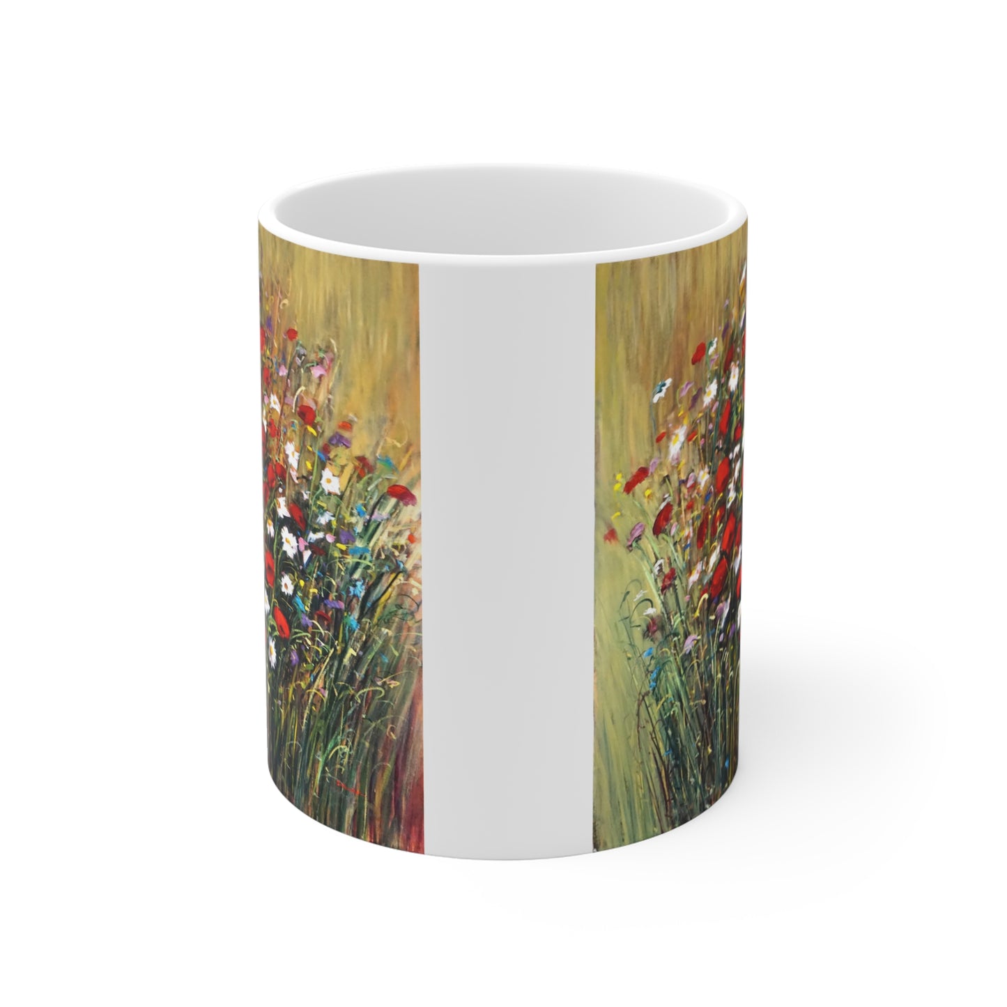 Mug 11oz - WILD POPPIES AND DAISIES