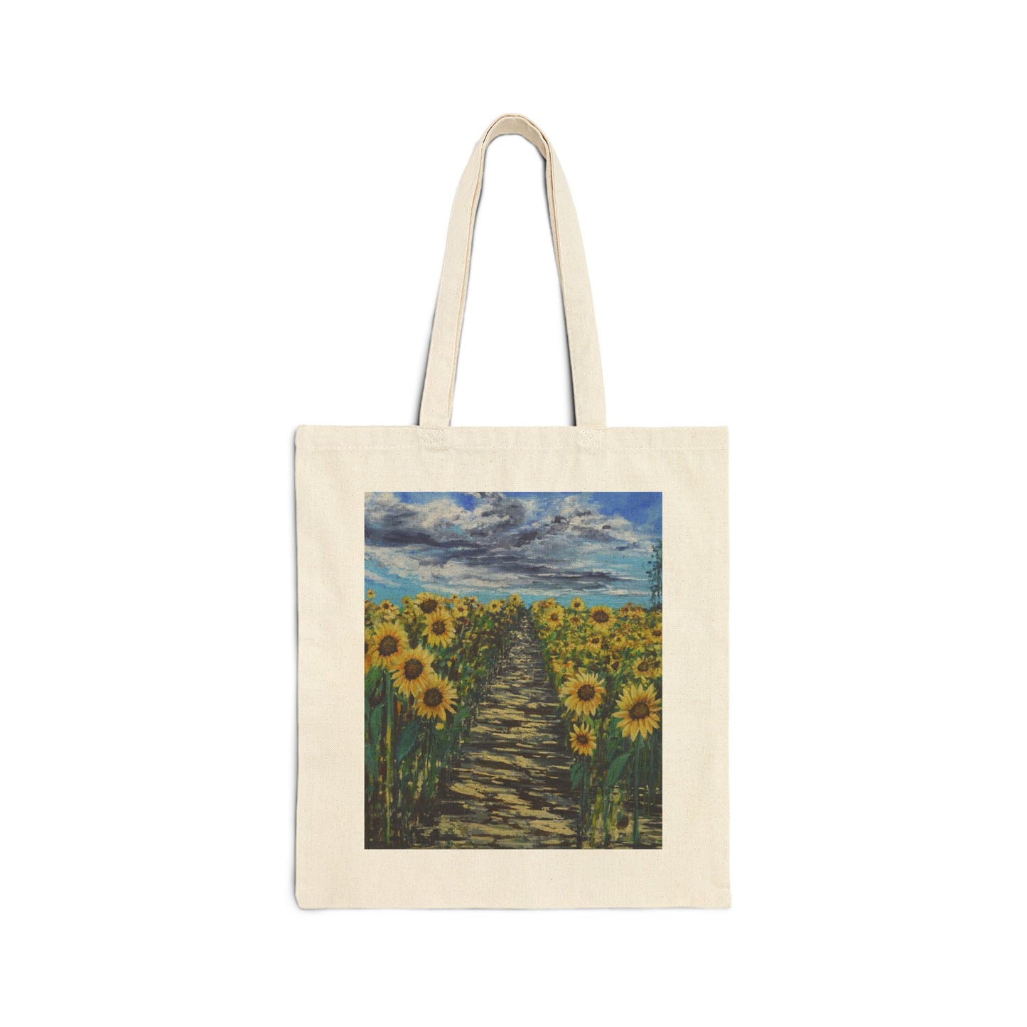 COTTON CANVAS TOTE BAG - BLISSFUL JOURNEY