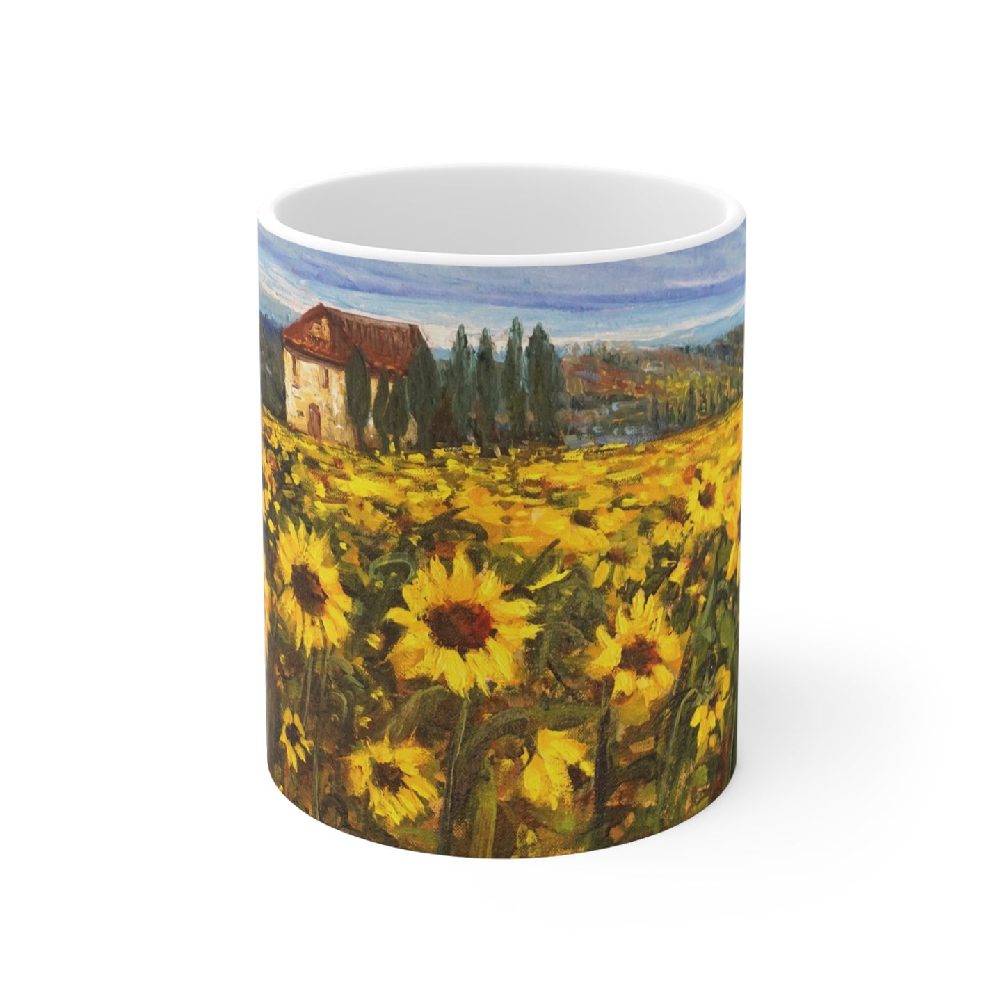 MUG 11oz - TRANQUILITY: SUNFLOWER FIELD