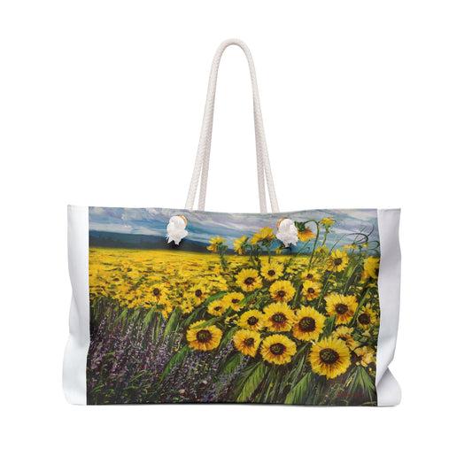 WEEKENDER BAG - SUNFLOWERS