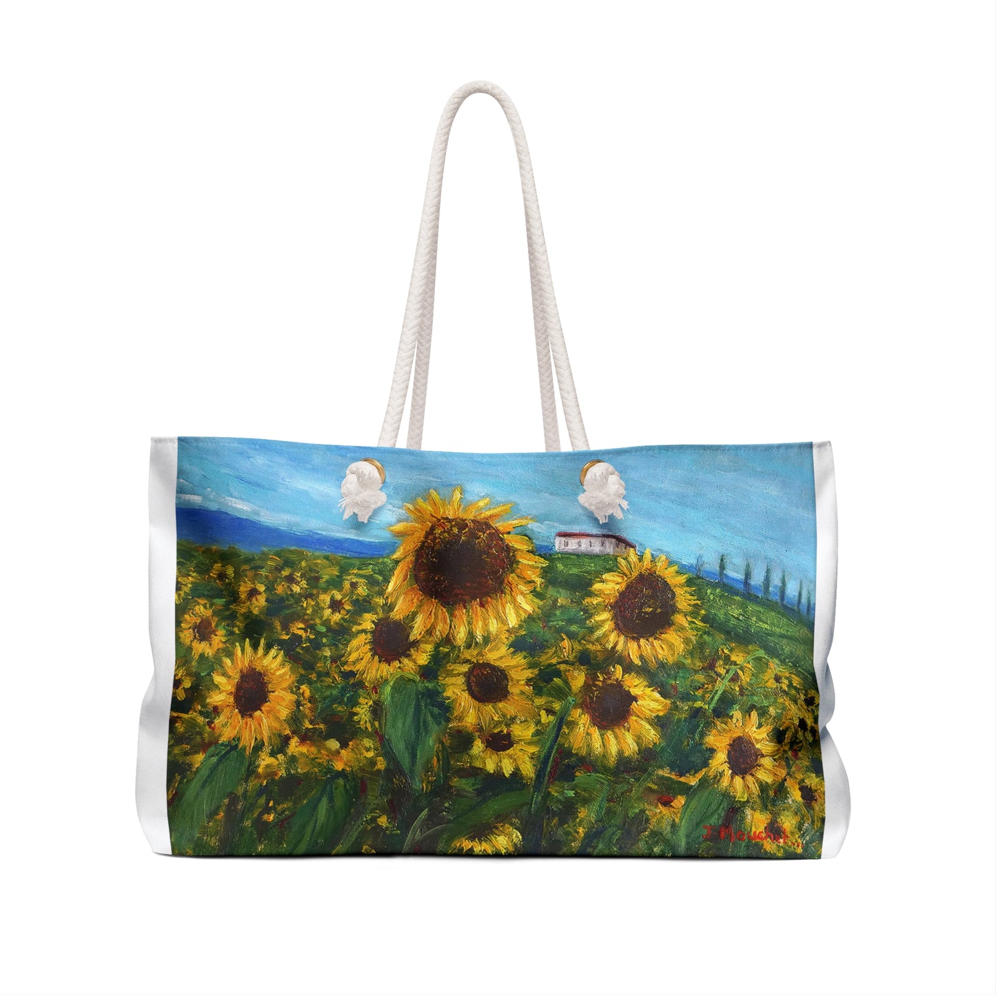 WEEKENDER BAG - HAPPINESS: A SUNFLOWER HAVEN