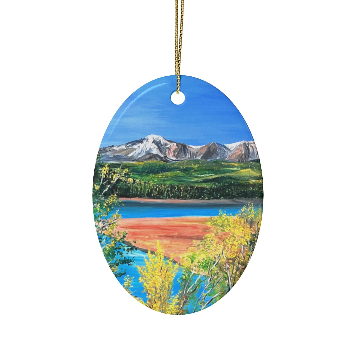 CERAMIC ORNAMENTS - PIKES PEAK MOUNTAINS