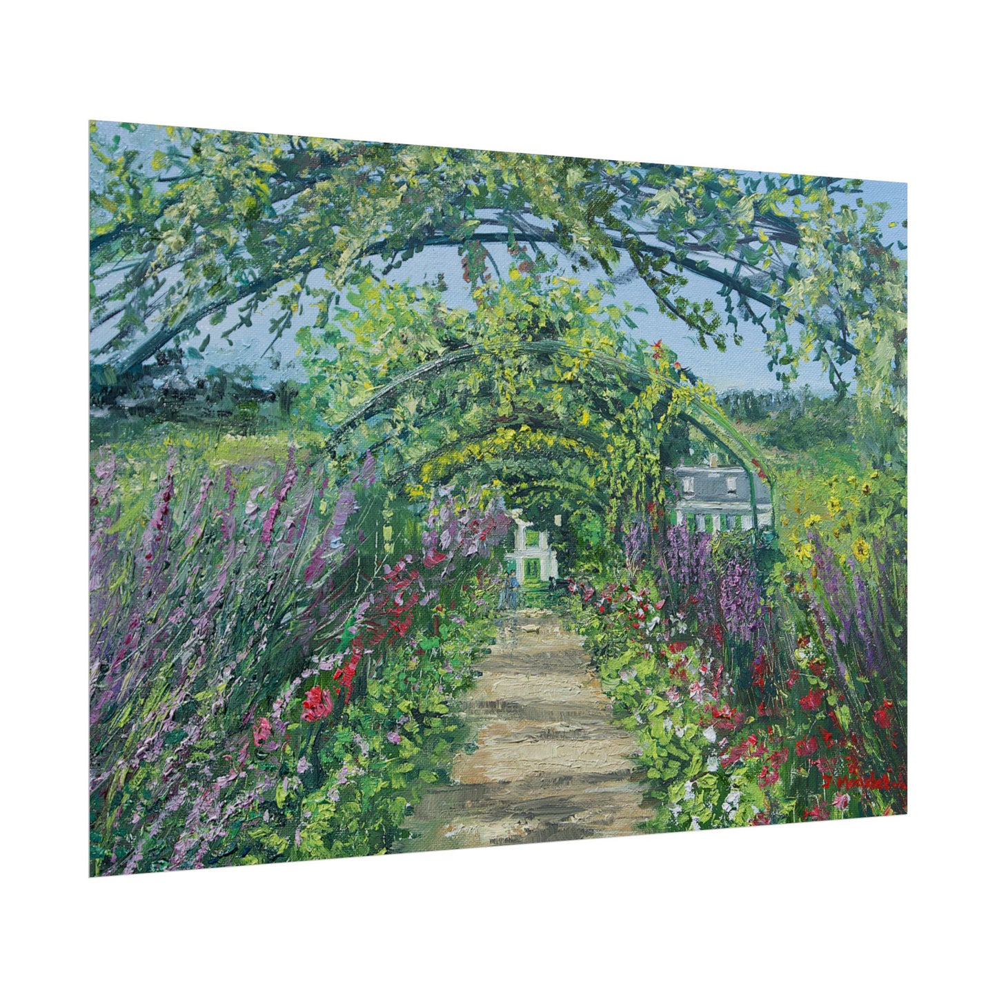 Scenic Garden Rolled Posters - Vibrant Nature Wall Art for Home Décor