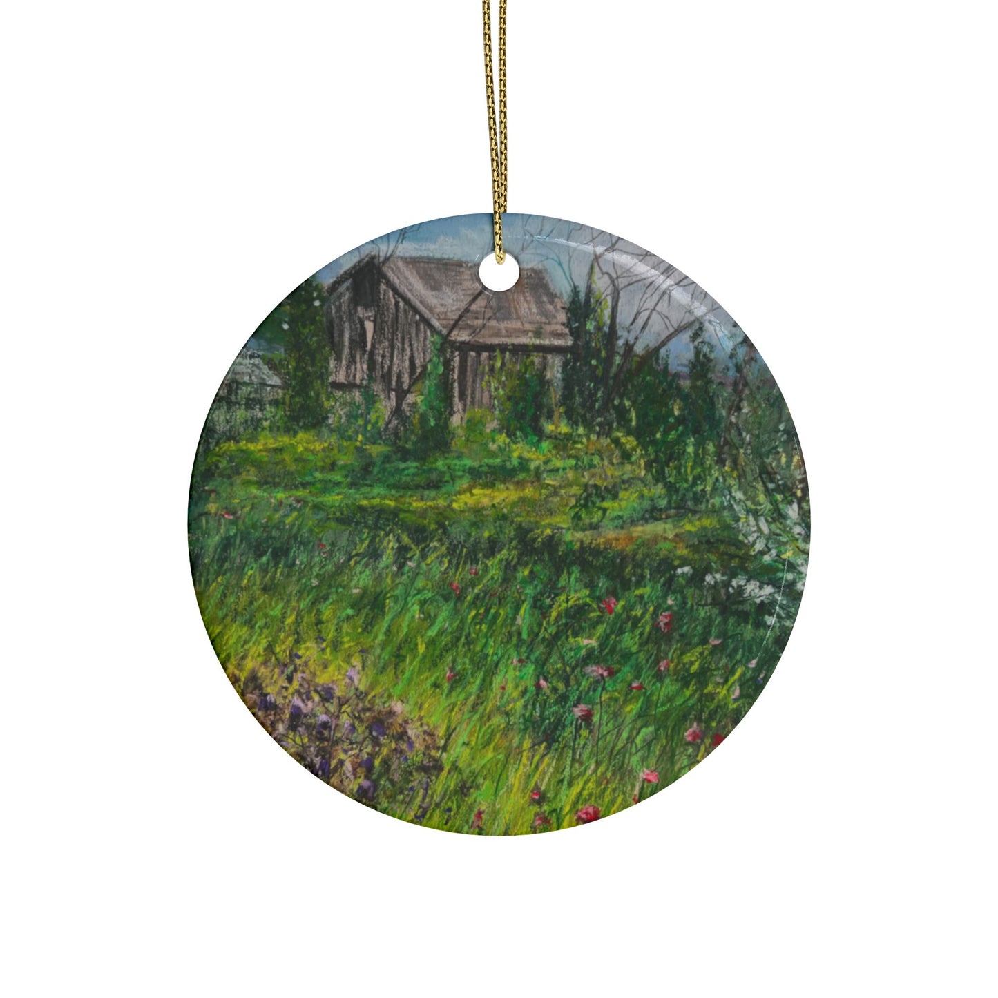 CERAMIC ORNAMENTS -TRANQUIL CABIN IN STURGEON BAY