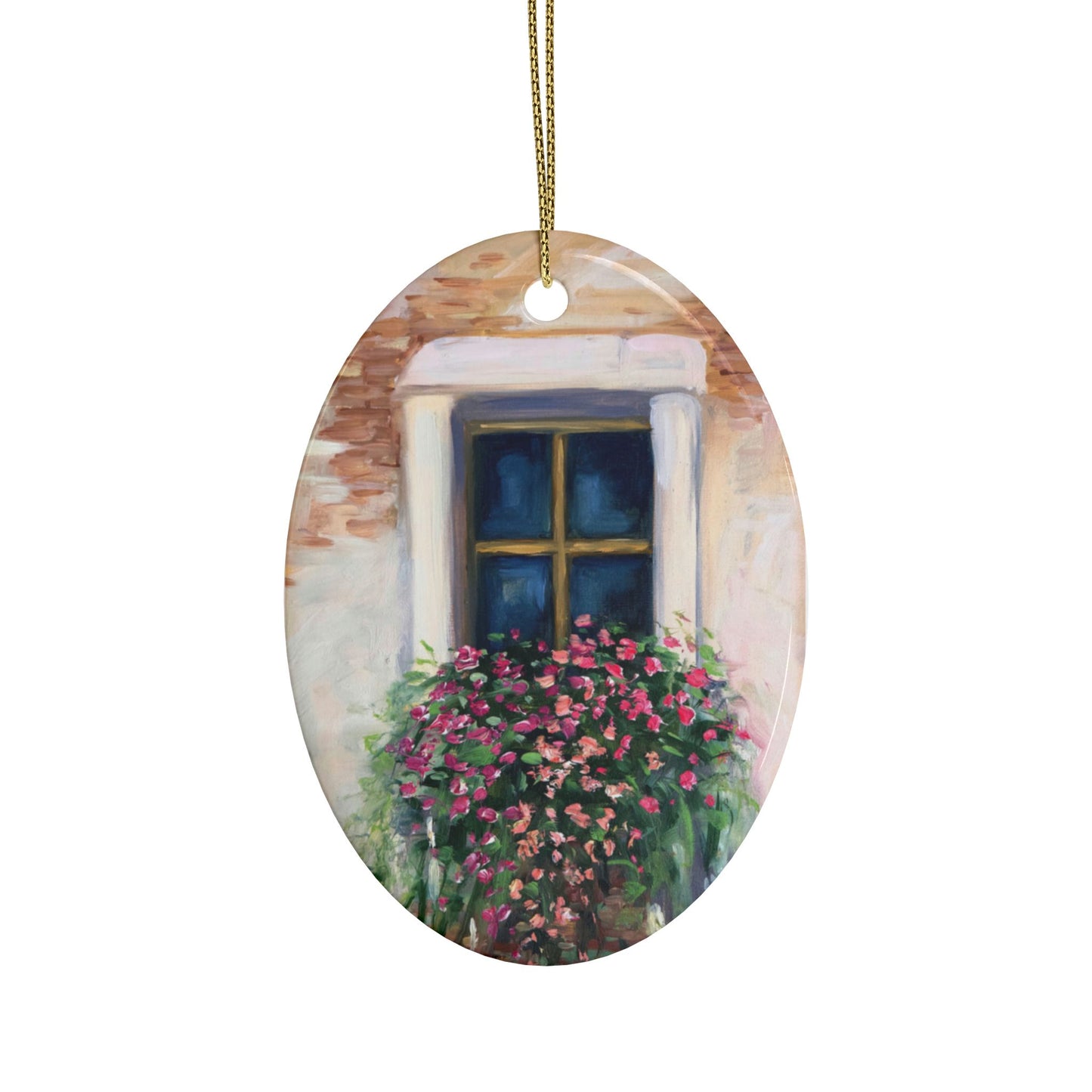 CERAMIC ORNAMENTS - CHARMING ITALIAN WINDOW