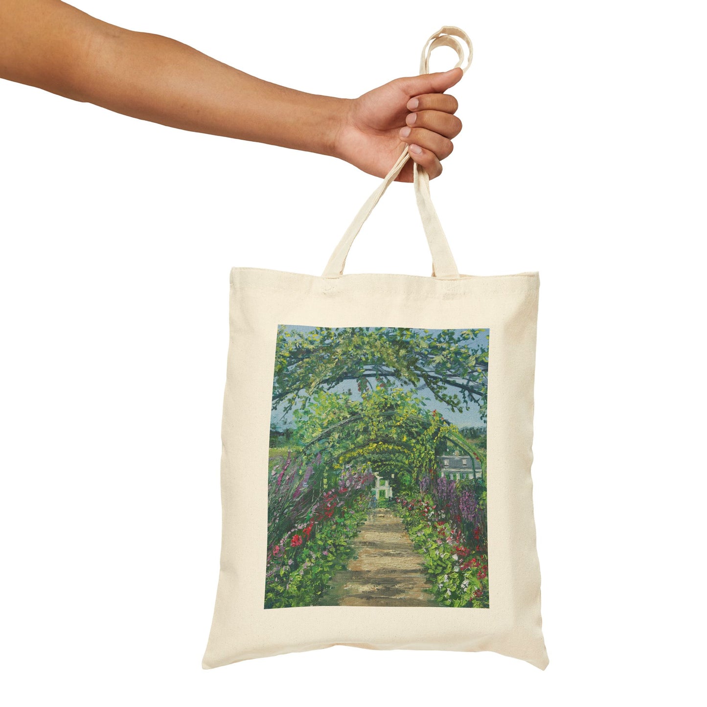 COTTON CANVAS TOTE BAG - PATHWAY TO TRANQUILITY