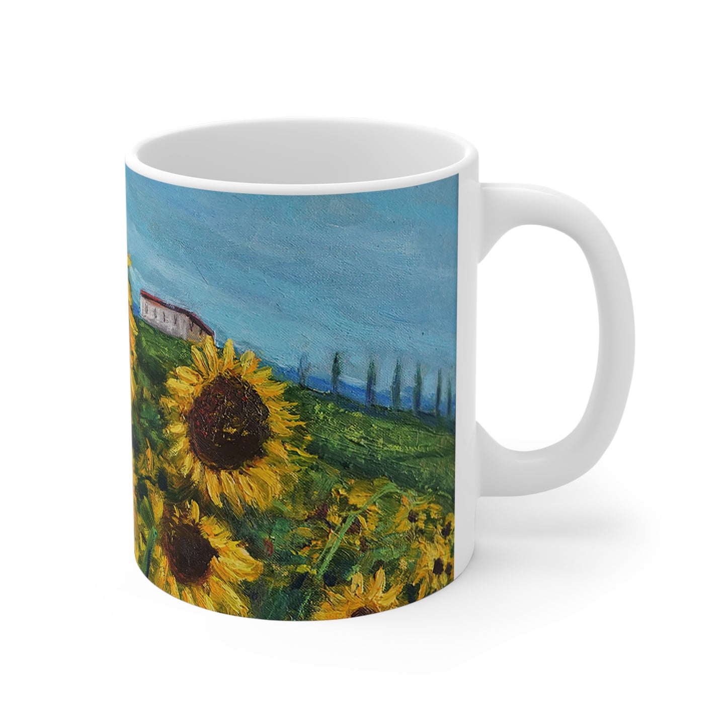 MUG 11oz - HAPPINESS: A SUNFLOWER HAVEN