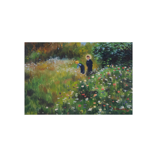 FINE ART POSTCARDS - HOMAGE TO RENOIR