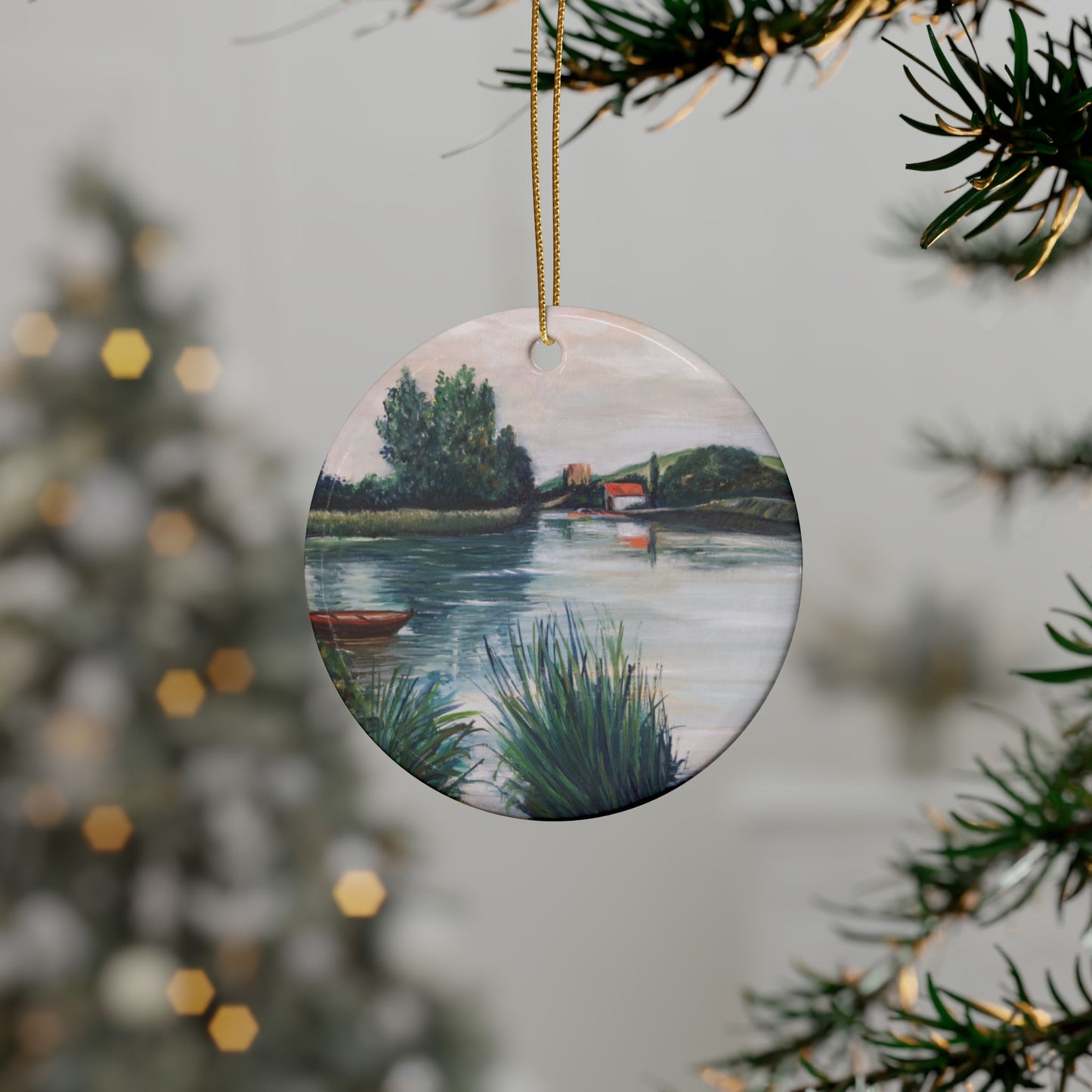 CERAMIC ORNAMENTS - THE FRENCH LAKE